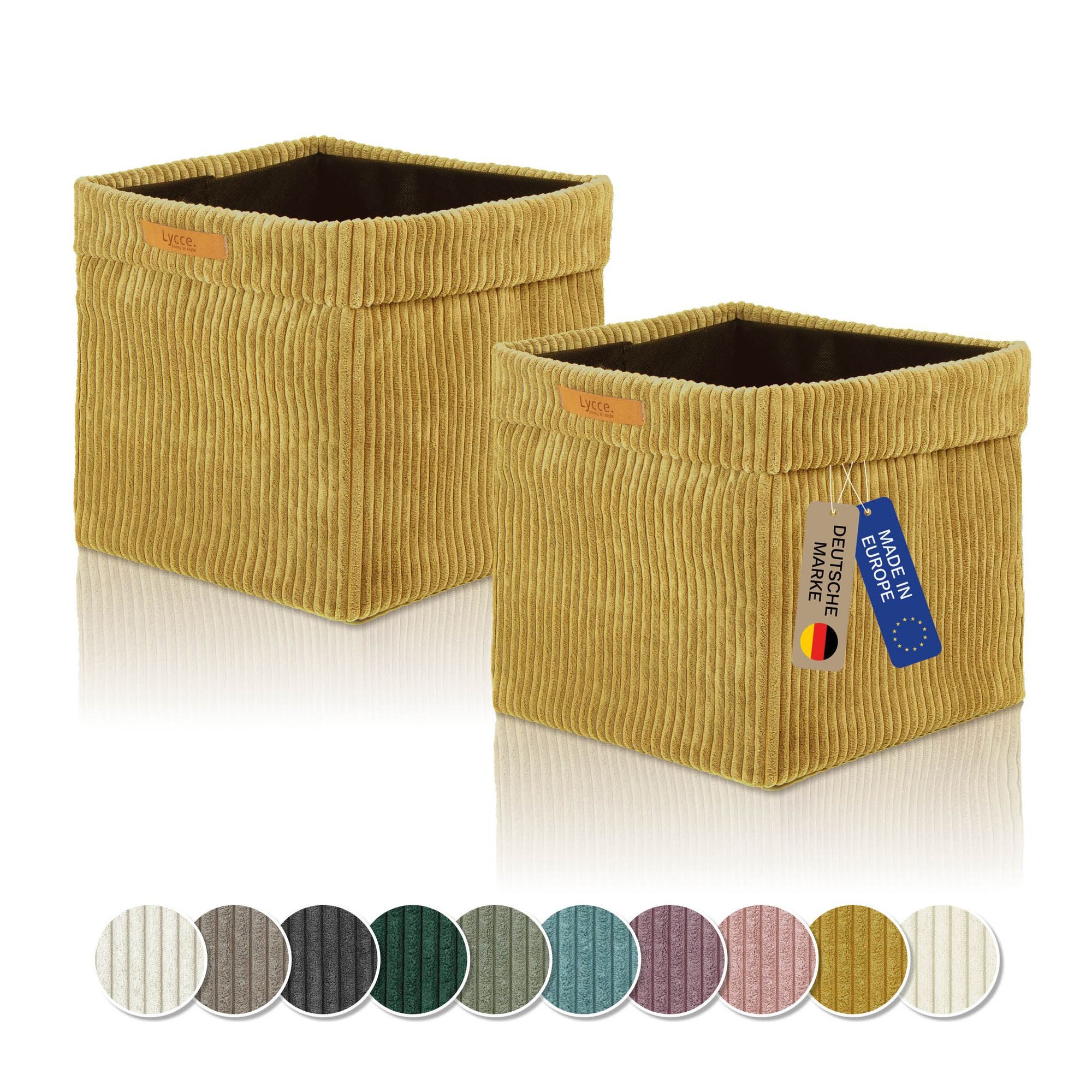 Lycce Regalkorb Lycce Kallax Boxen Cord, faltbare Aufbewahrungsboxen 33x33x günstig online kaufen