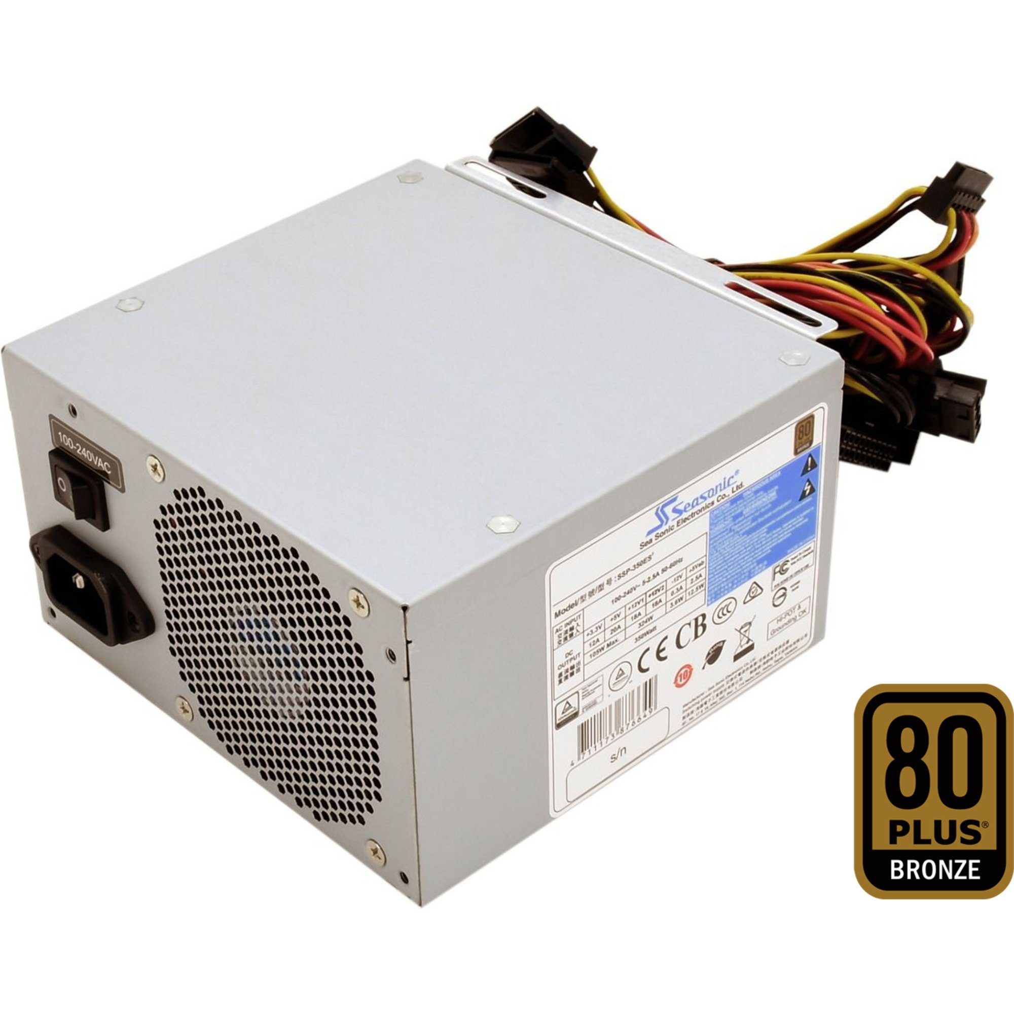 Seasonic Seasonic SSP-350ES2 Bulk 350W, PC-Netzteil PC-Netzteil (80 PLUS Bronze)