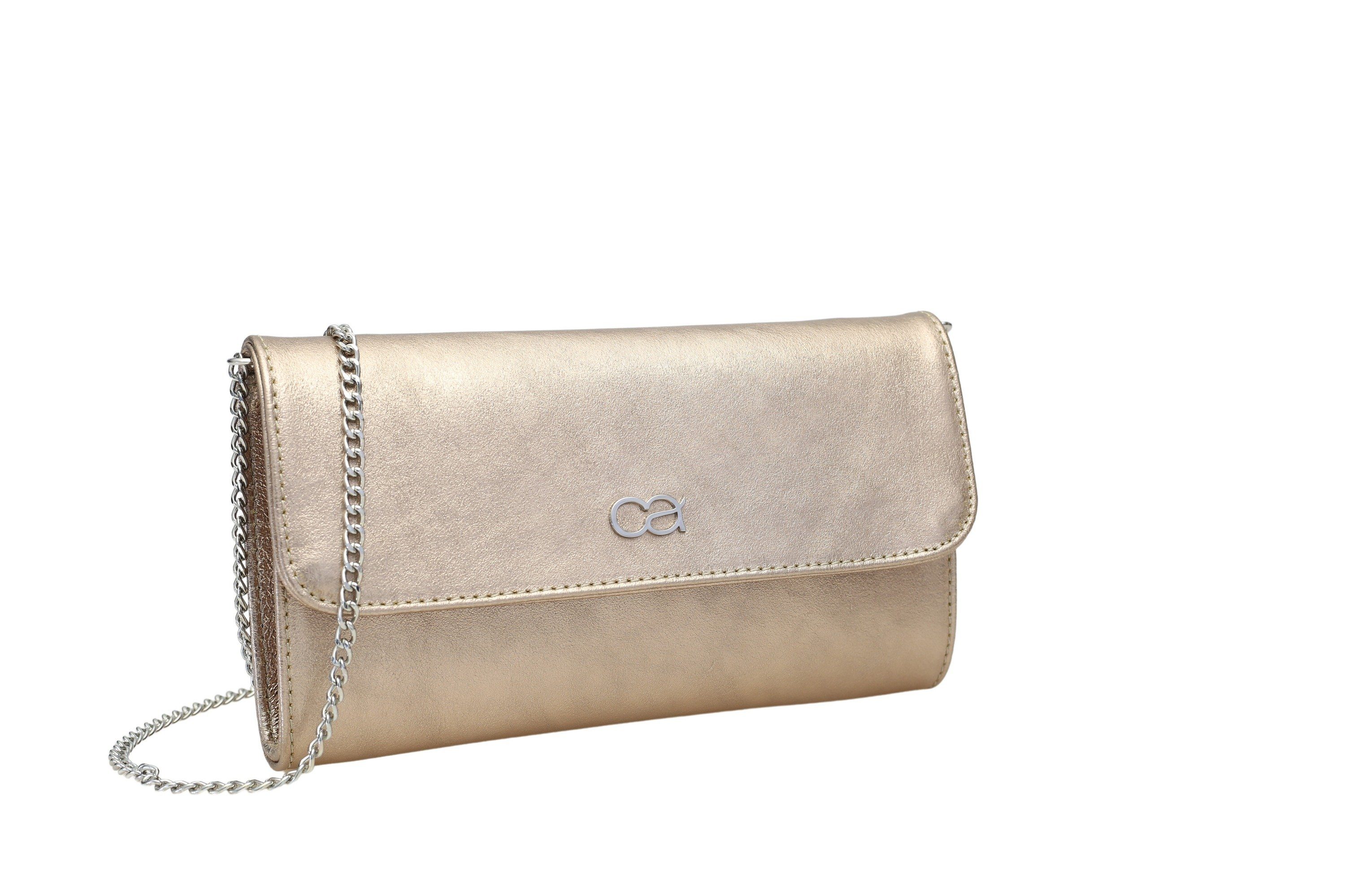 COLLEZIONE ALESSANDRO Clutch Eleganz, aus Leder, mit separaten Fächern