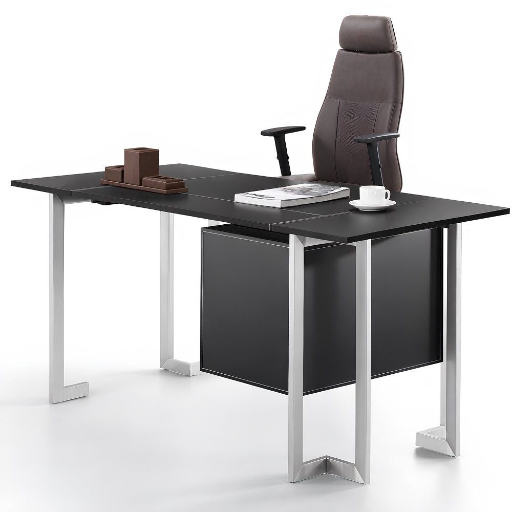 JVmoebel Schreibtisch Design Schreibtisch Modernes MDF & Edelstahl Modell SOFORT (Schreibtisch), Made in Europa