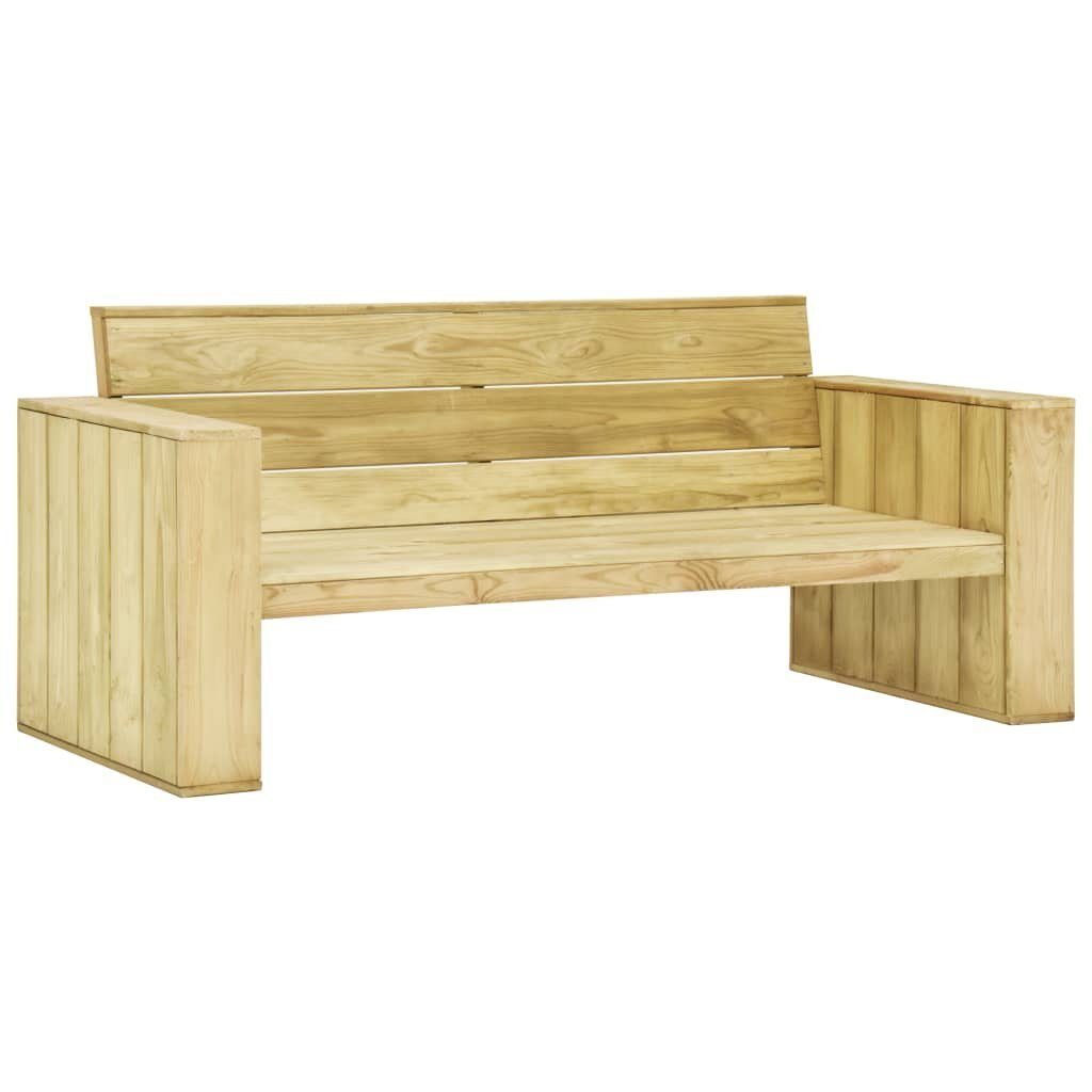 vidaXL Gartenbank 179 x 76 x 76 cm Gartenbank Holzbank Parkbank Gartenmöbel Sitzbank 179