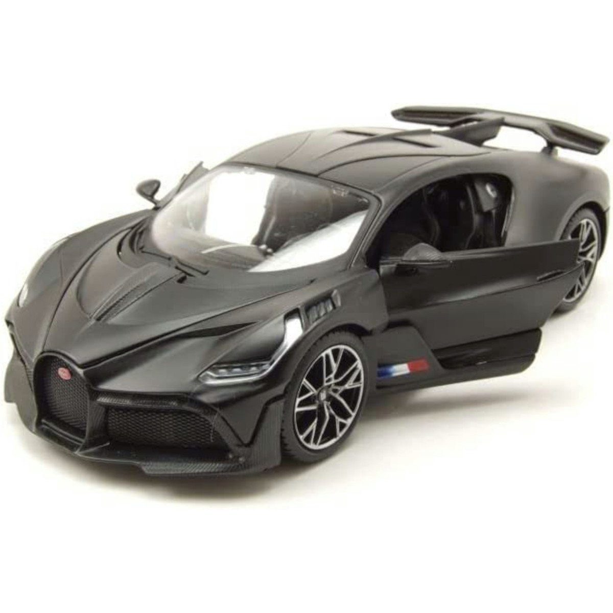 Maisto® Modellauto Bugatti Divo (matt-schwarz), Maßstab 1:24, detailliertes Modell