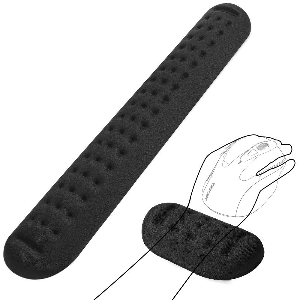 HUGERSTONE Handballenauflage handballenauflage tastatur wrist rest,ergonomische Haltung (Set, 43cm), Tippen und Schmerzlinderung am Handgelenk