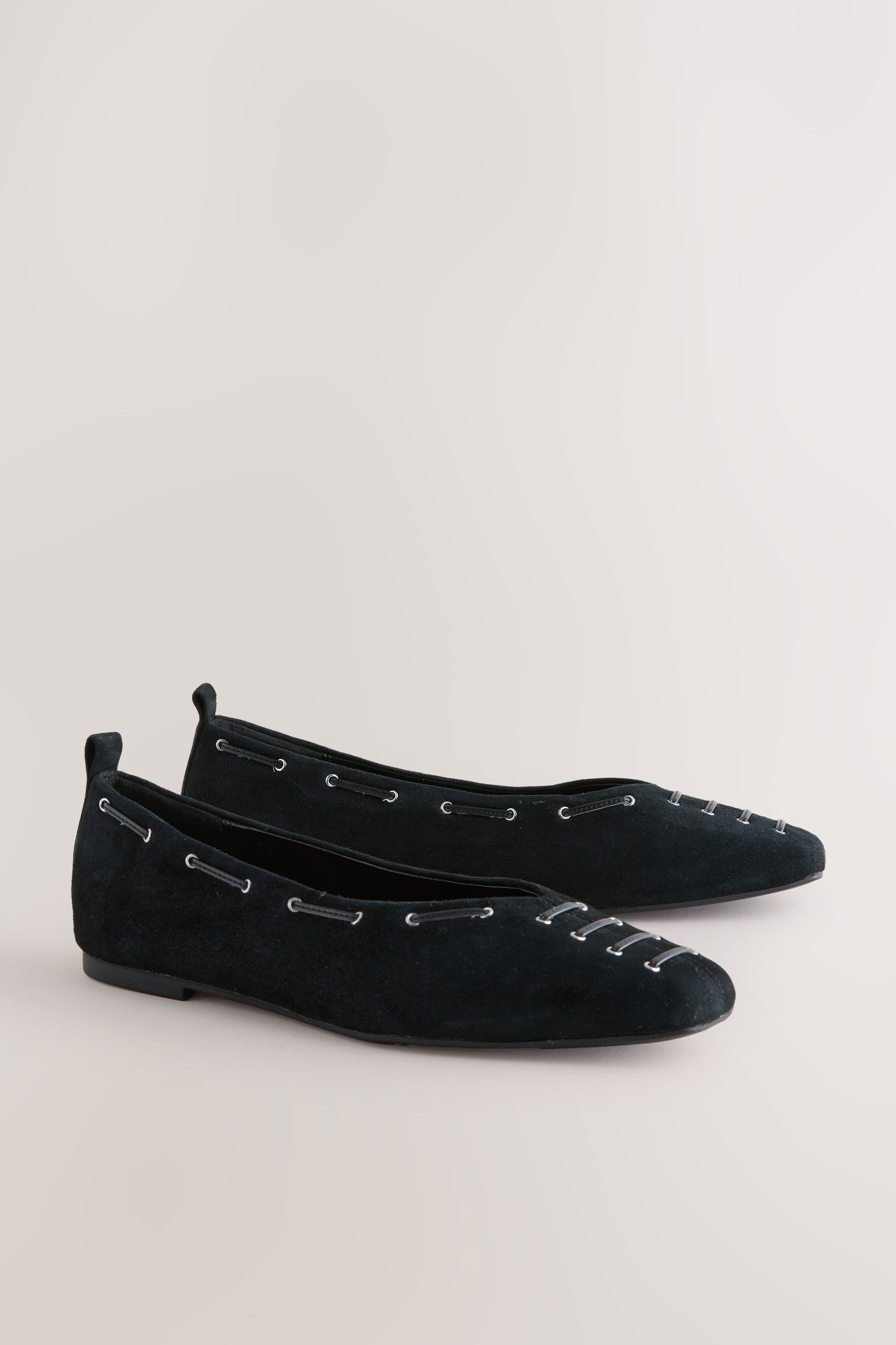 Next Forever Comfort® flache Ballerinas, Veloursleder Ballerina (1-tlg)