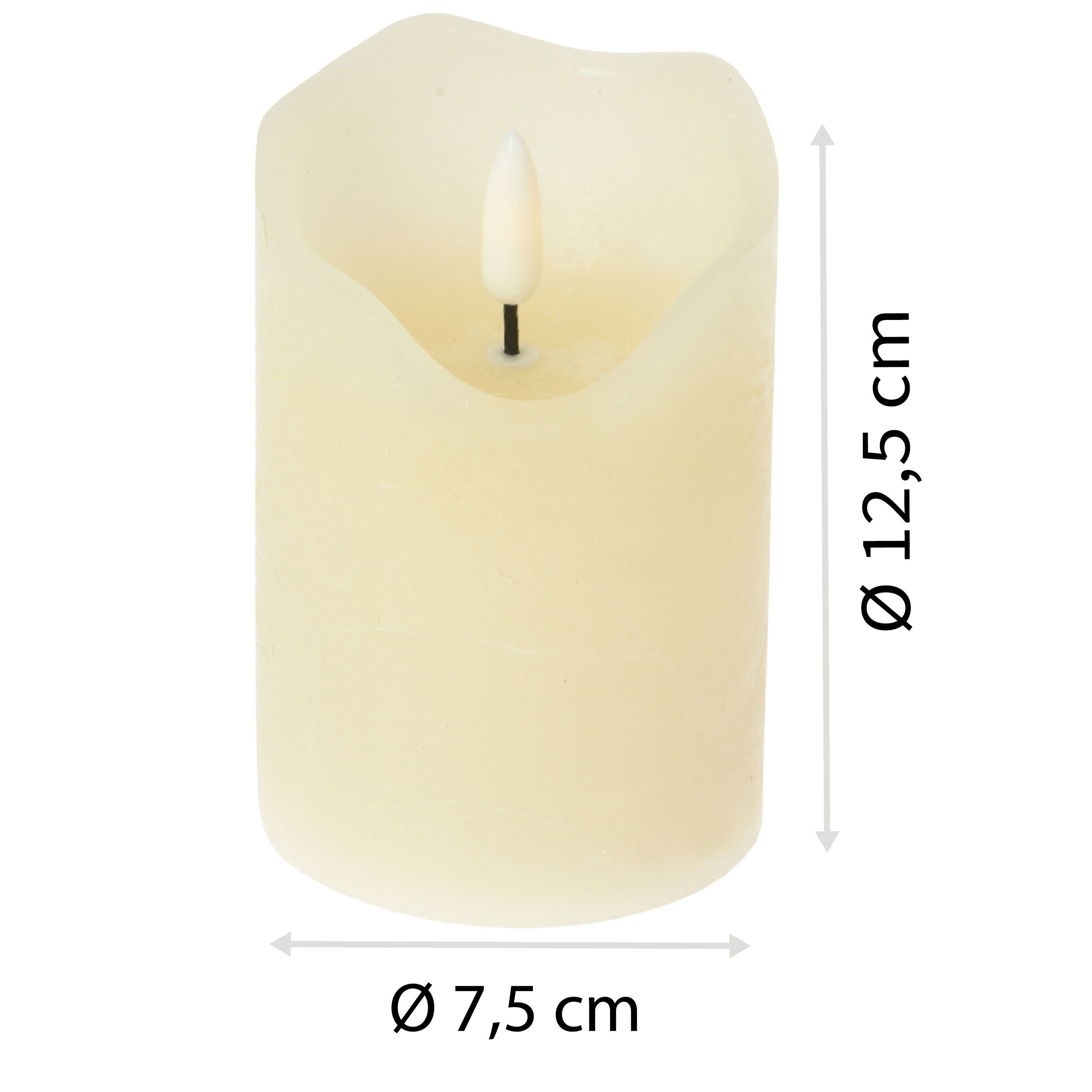 ToCi LED-Kerze 4er-Set LED Echtwachs Kerzen günstig online kaufen