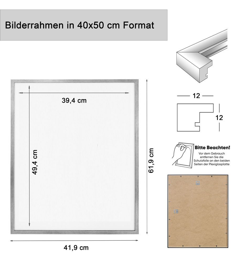 IDEAL TREND Bilderrahmen Bilderrahmen Lifestyle Plexi günstig online kaufen