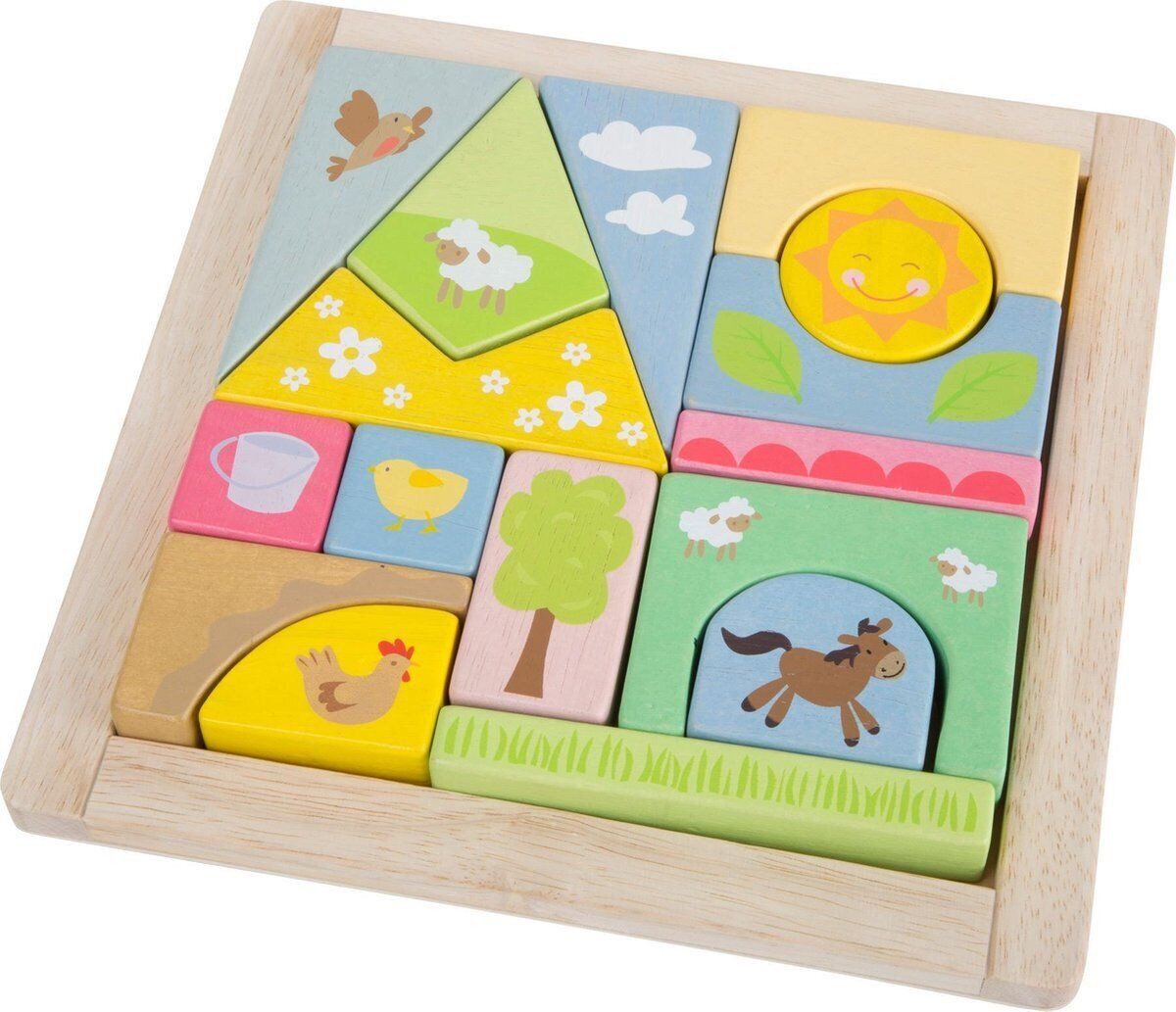 Small Foot Konturenpuzzle Baby Tiere Puzzle, Puzzleteile