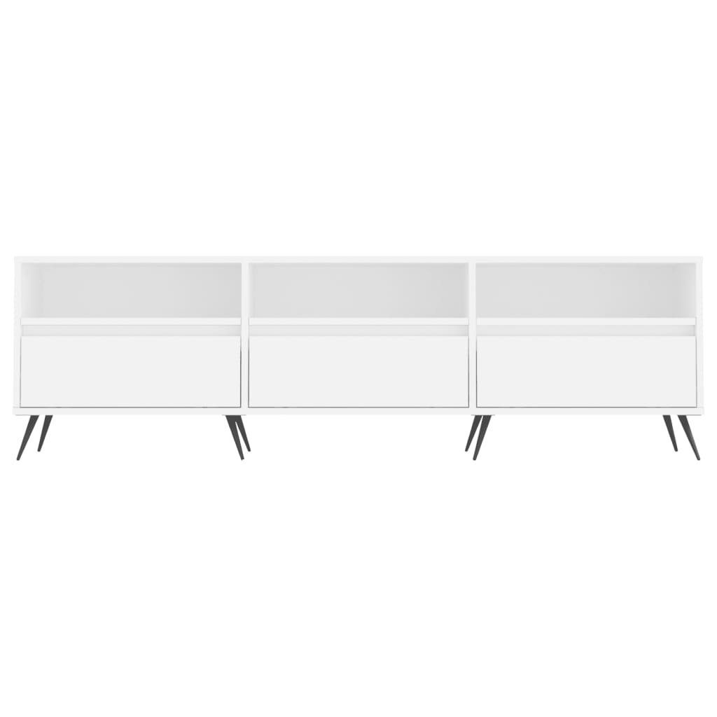 furnicato TV-Schrank Weiß 150x30x44,5 cm Holzwerkstoff