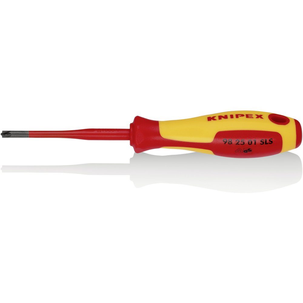 Knipex Schraubendreher Knipex VDE Plus/minus-Schraubendreher Größe (Schraubendreher) PZ 1 Kl