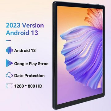 CHOFSLIA 8-Core-Prozessor, 8GB RAM Bluetooth 5.0, 5000mAh, 5MP + 8MP, HD Tablet (10", 128 GB, Android 13, 5G/2.4G WiFi, Multifunktionales Kraftpaket: Ihr vielseitiger Begleiter)