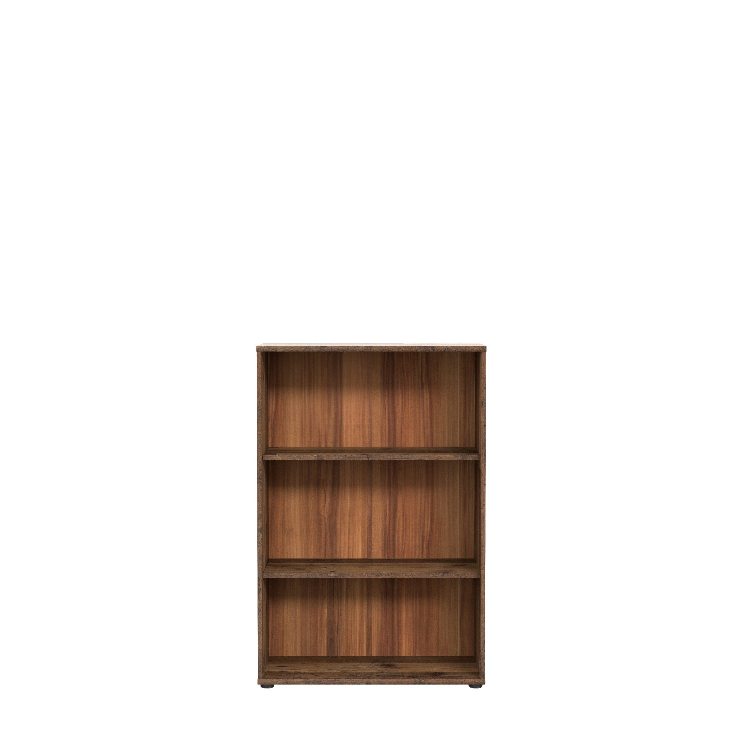 freiraum Regal TEMPRA2, 2 Böden, in Old-Wood Vintage Dekor - 73,7x111,1x34,8cm (BxHxT)