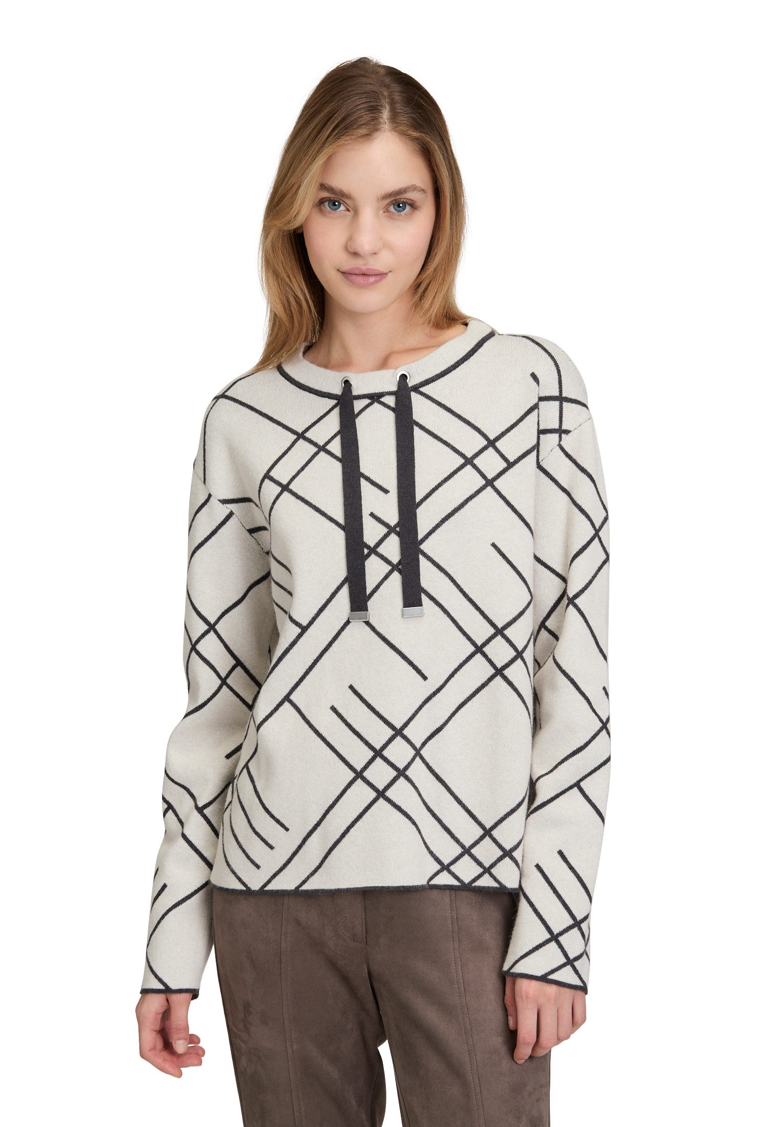Betty Barclay Strickpullover Damen Strickpullover mit Jacquard (1-tlg) günstig online kaufen