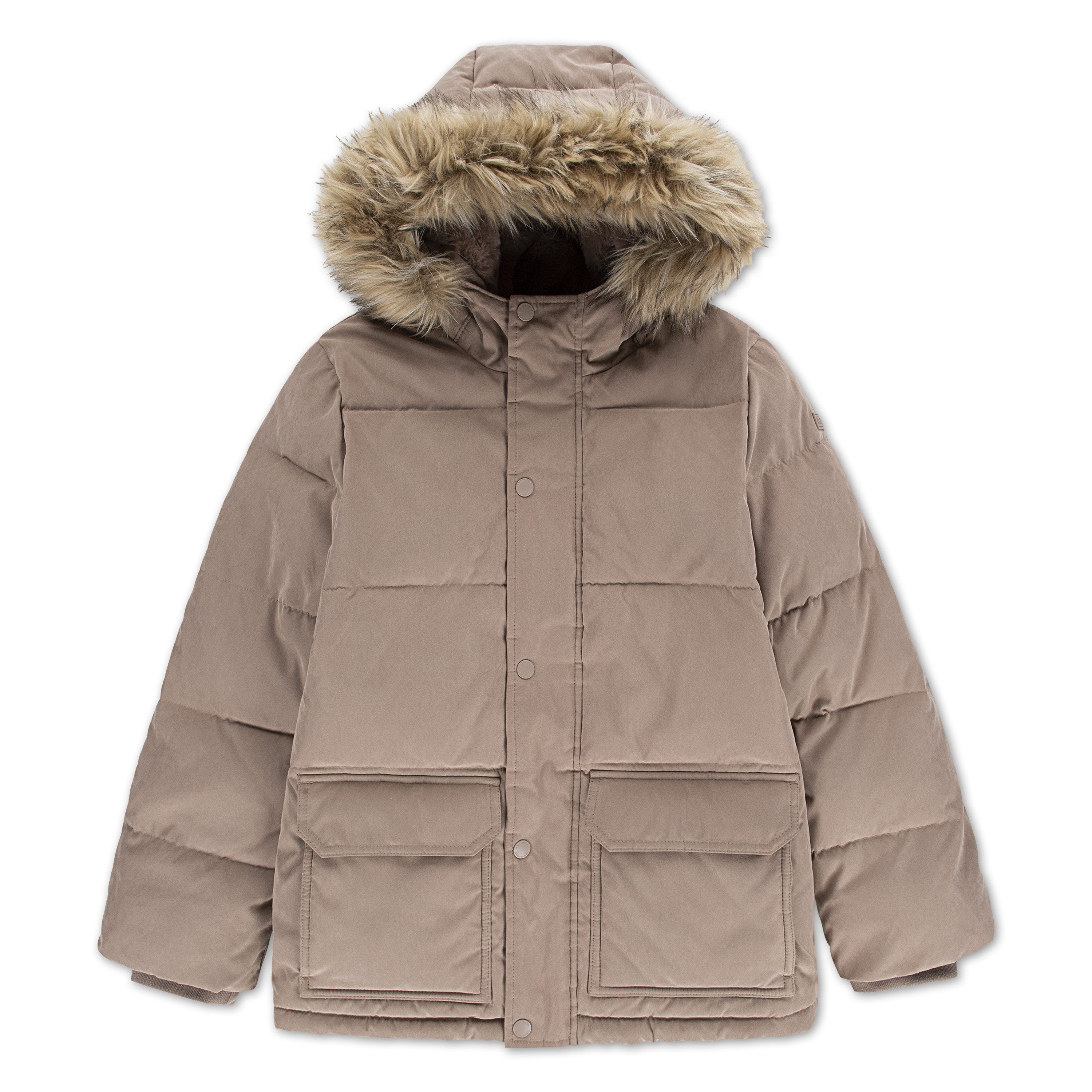 Abercrombie Kids Steppjacke Kapuzenfütterung mit Fellimitat