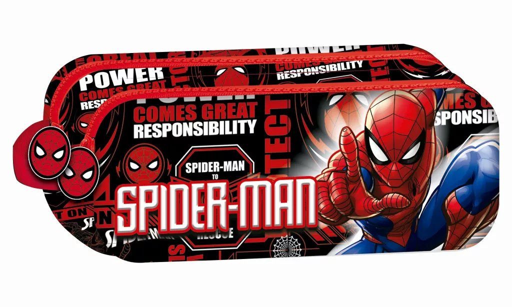 Spiderman Federmäppchen Spiderman Fight On 2 Fächer Federmäppchen 23 cm