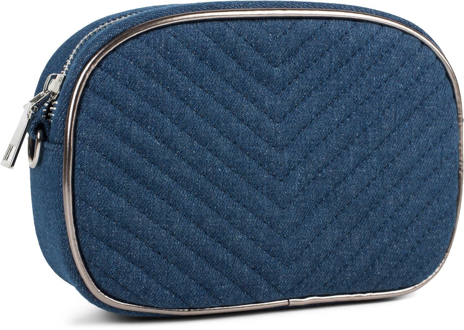 Gürteltasche Multi Bauchtasche Umhängetasche in Jeans Optik