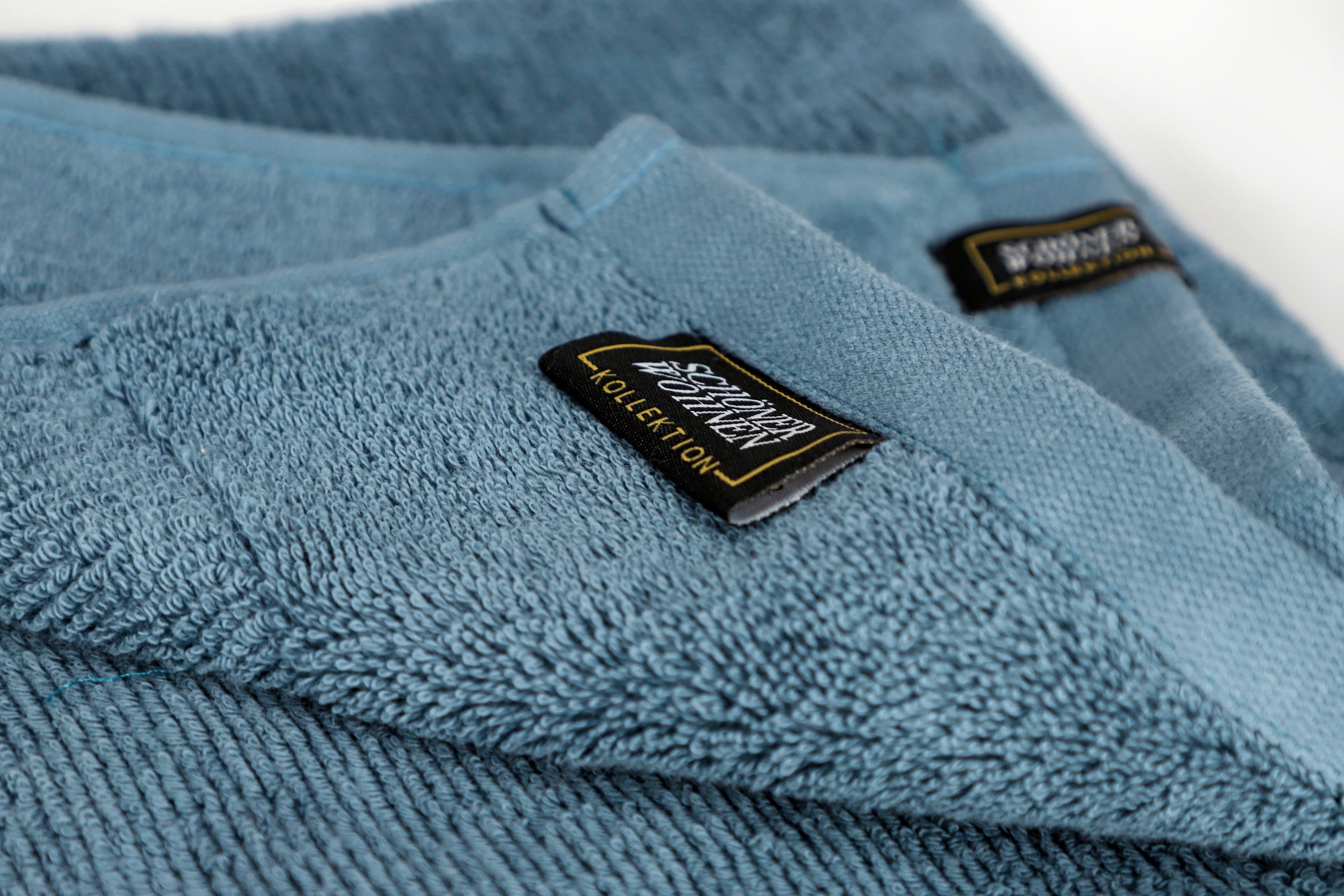 SCHÖNER WOHNEN-Kollektion Badetuch "Sense" mit Velourborte, hautschmeicheln günstig online kaufen