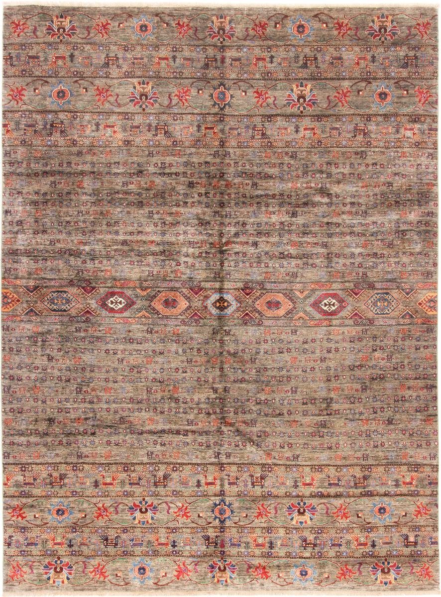 Orientteppich Arijana Shaal 249x338 Handgeknüpfter Orientteppich, Nain Trading, rechteckig, Höhe: 5 mm