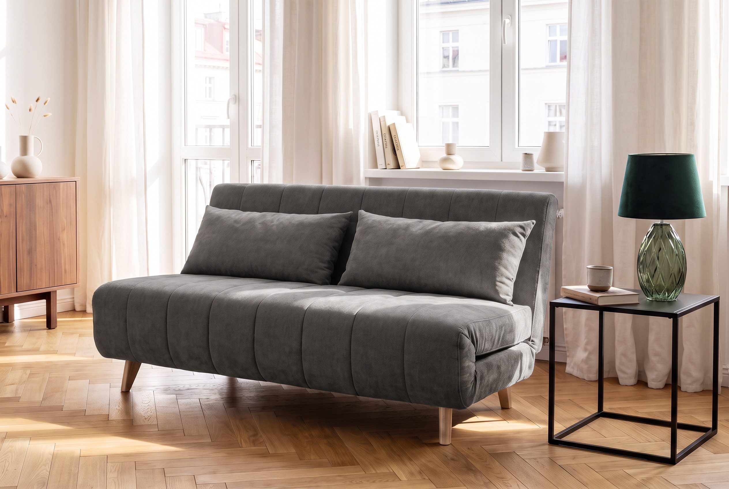 OTTO home Schlafsofa FANNSEY 140 cm -2-Sitzer, verstellbare Rückenlehne, Verstellbare Rückenlehne und Sofa mit Bettfunktion