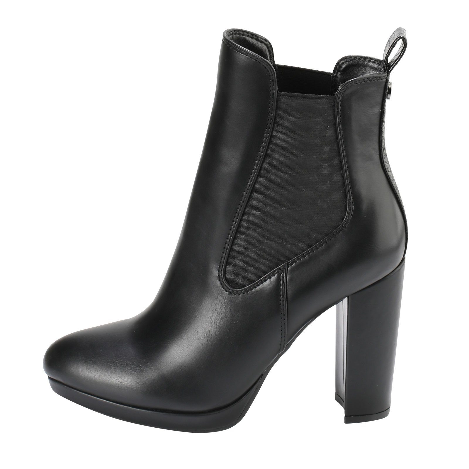 Buffalo MICAIAH Stiefelette Stiefelette Gummibandeinsatz Gesteppte Schwarz