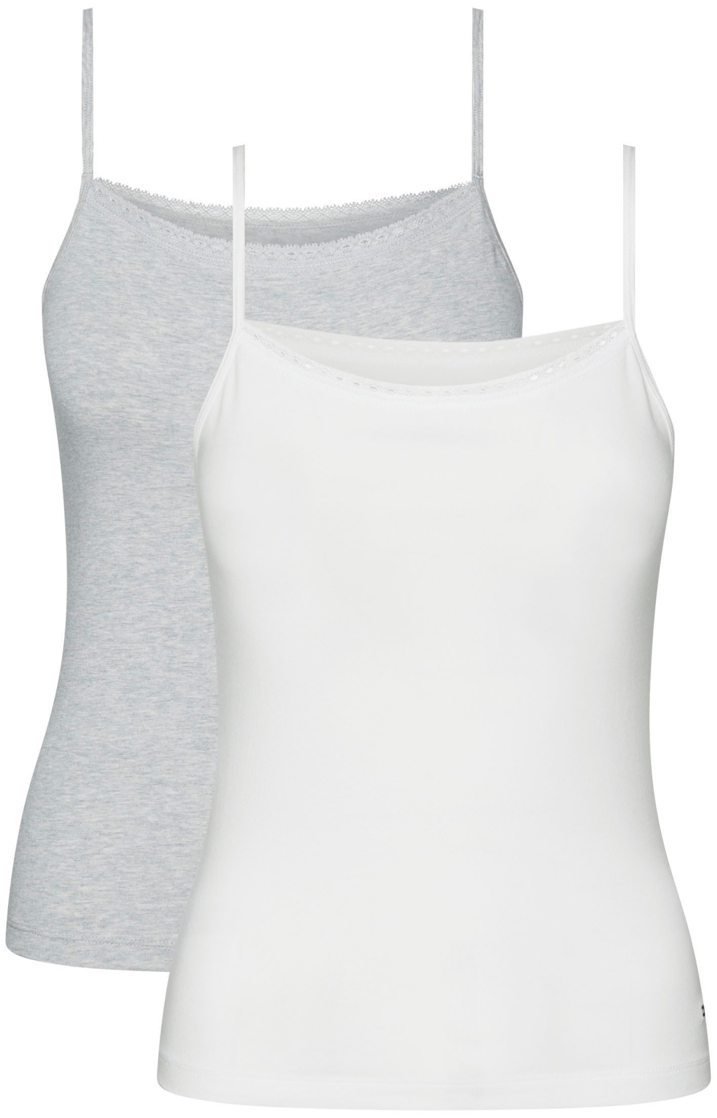 Tommy Hilfiger Underwear Spaghettitop 2 PACK CAMI WITH LACE (Packung, 2er-P günstig online kaufen