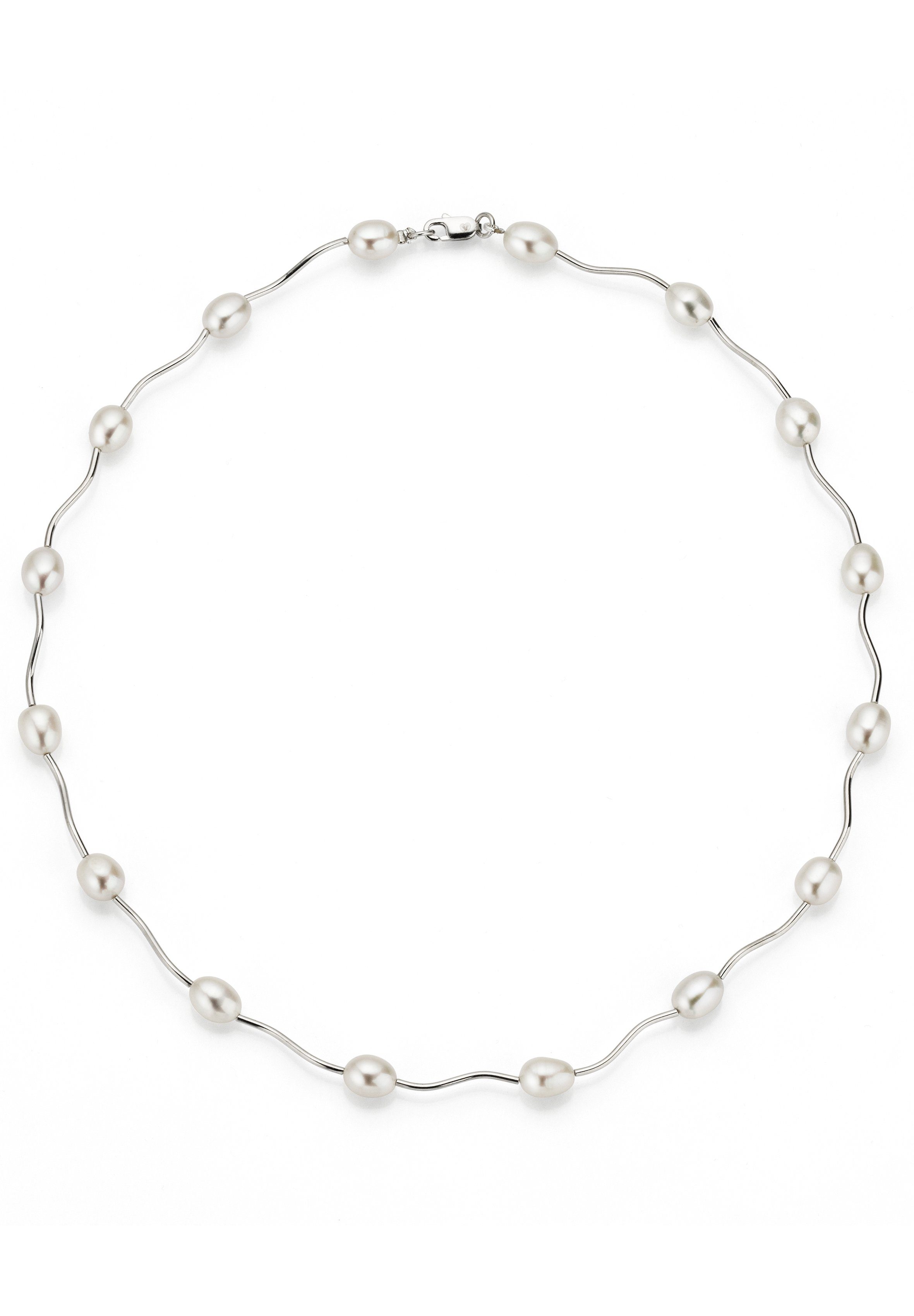 Perlenkette Schmuck Geschenk Halsschmuck Halskette Halsreif Collier Perle
