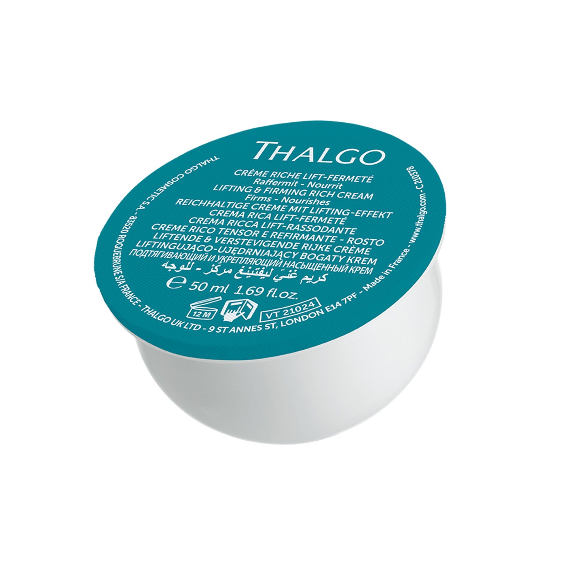THALGO Anti-Aging-Creme Refill Reichhaltige Intensivcreme mit Lifting-Effekt, 50 ml