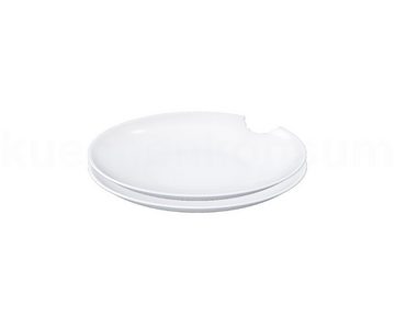 FIFTYEIGHT PRODUCTS Speiseteller, TV Tasse Suppenteller 76 kleiner Teller mit Biss rund 2er Set 18 cm weiß