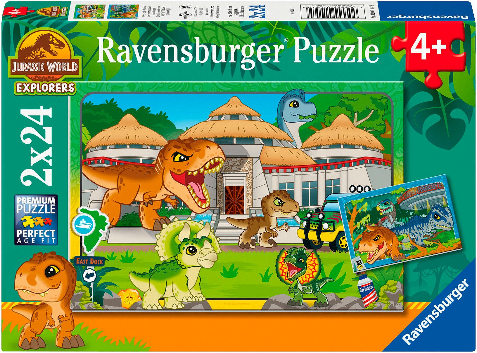 Ravensburger Puzzle Leben in der Wildnis, 48 Puzzleteile, 2x24 Teile, Made günstig online kaufen
