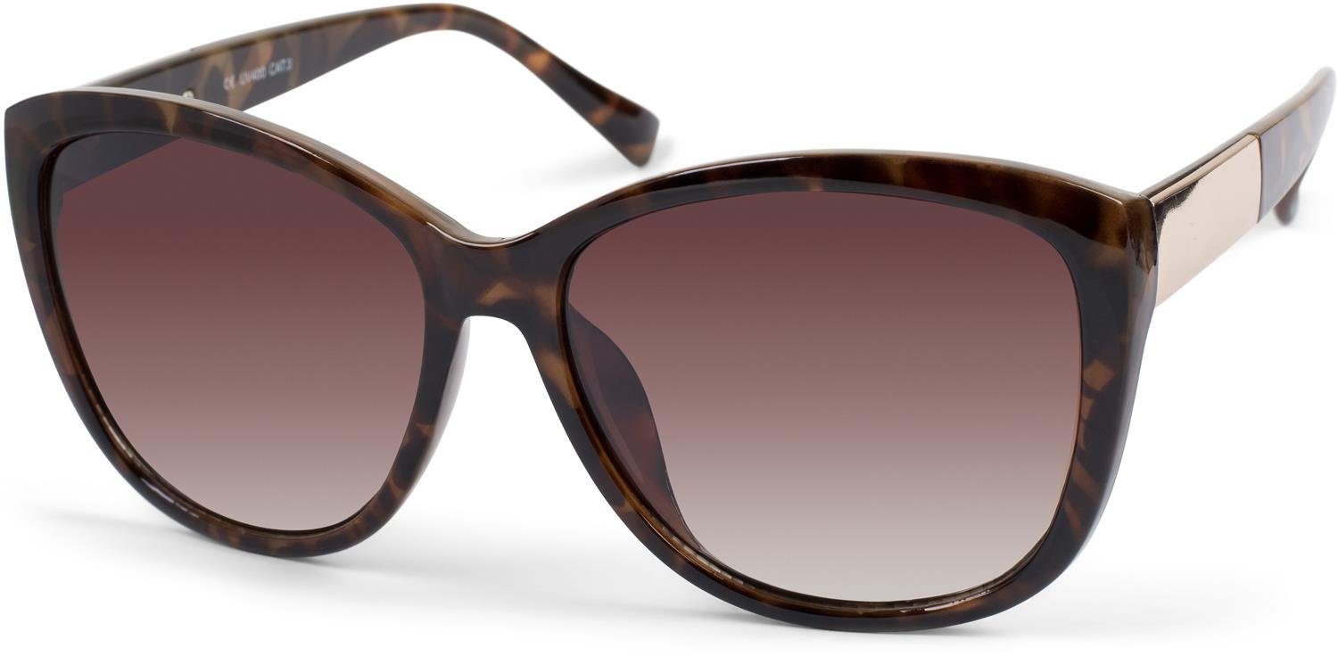 styleBREAKER Sonnenbrille Oversize Sonnenbrille Metall Detail günstig online kaufen