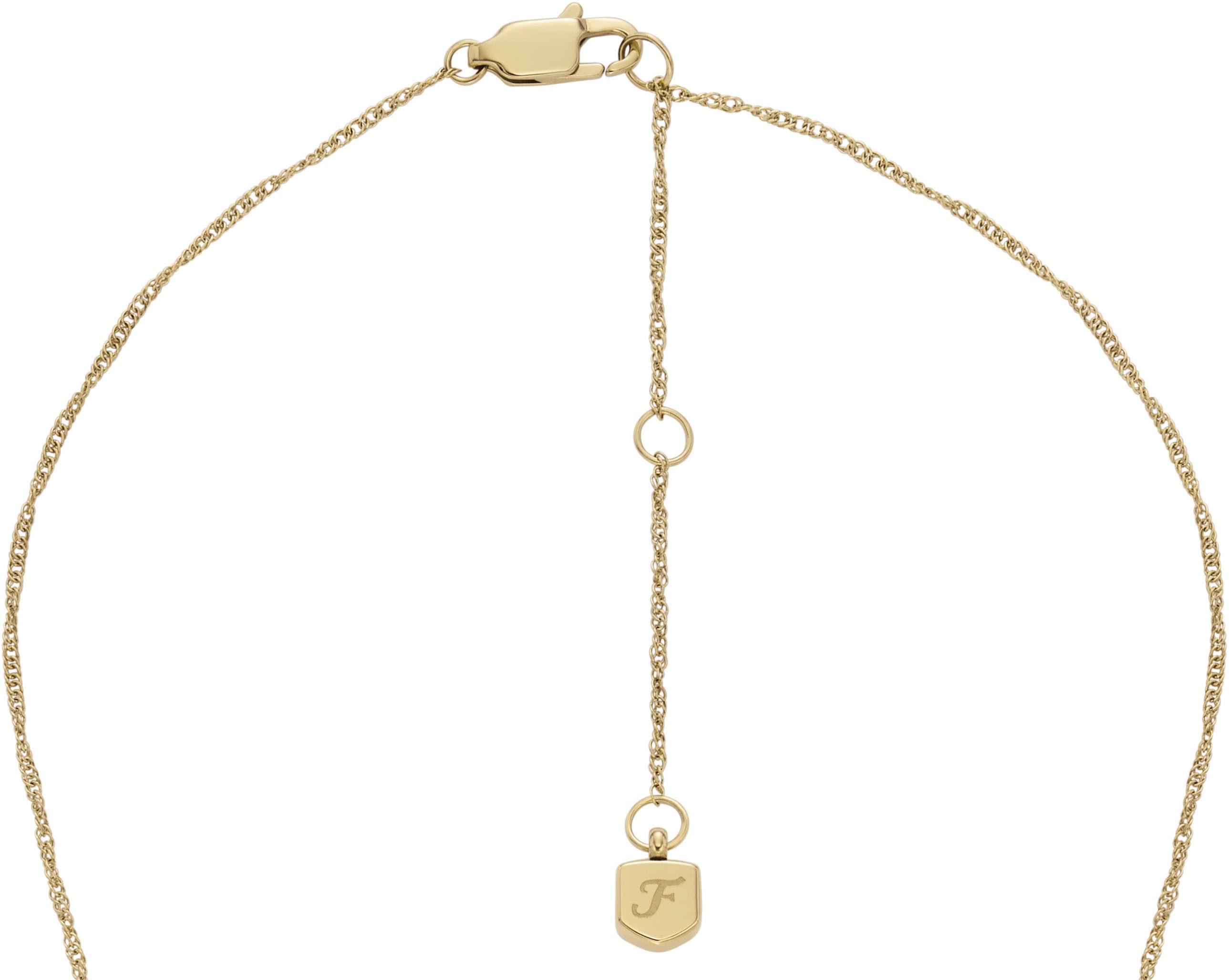 Fossil Kette mit Anhänger Schmuck Edels...