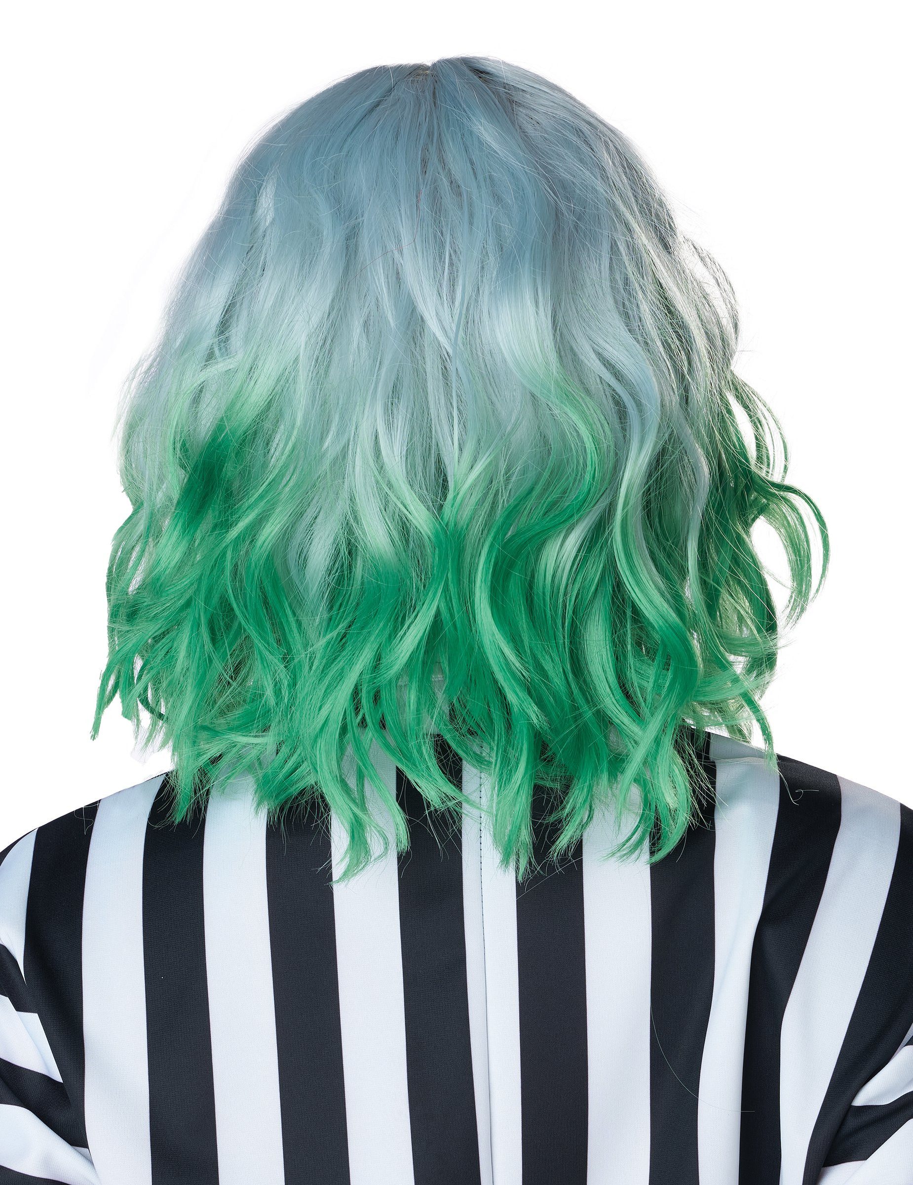 California Costumes Monster-Kostüm Geister-Perücke in grau/grün, Damen