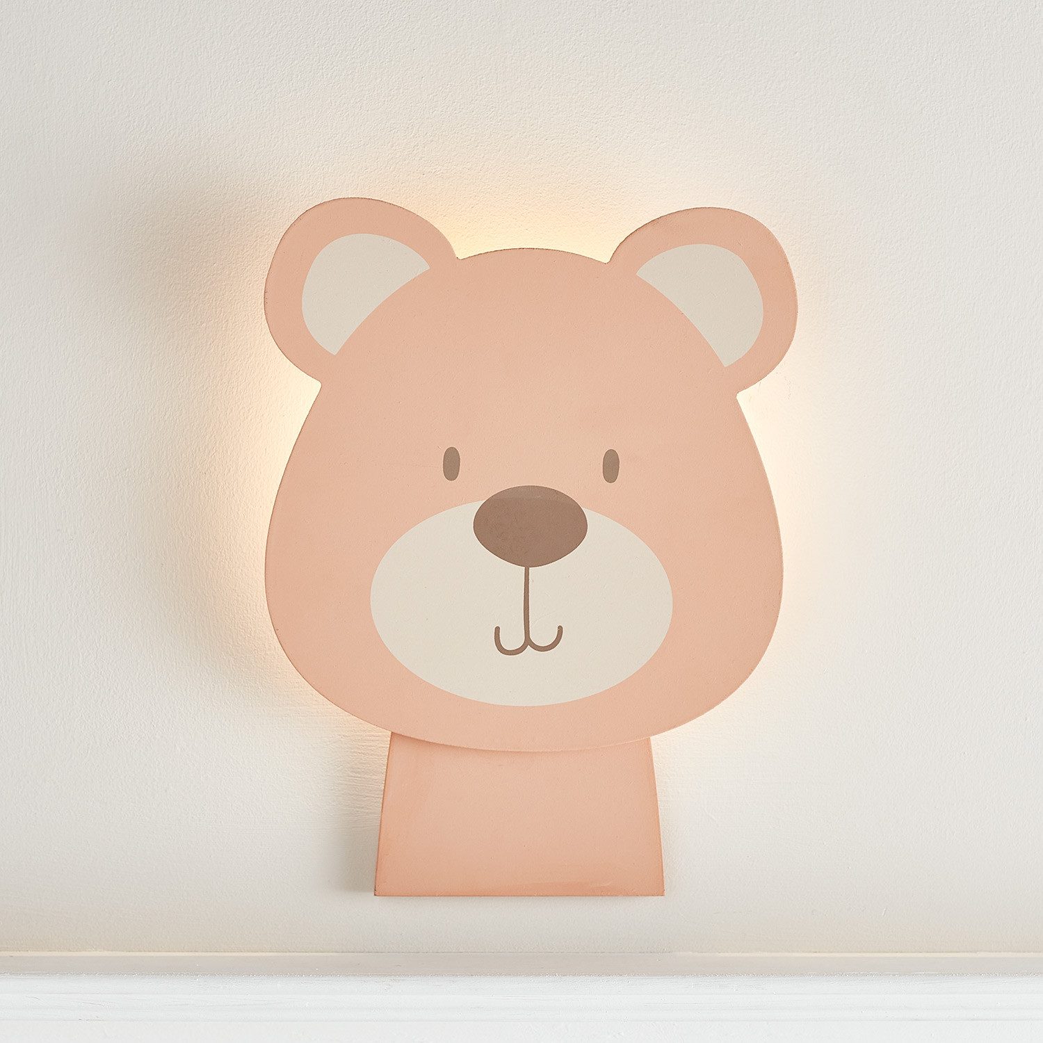 Lights4fun LED Wandleuchte Bären Wandlampe Kinderzimmer