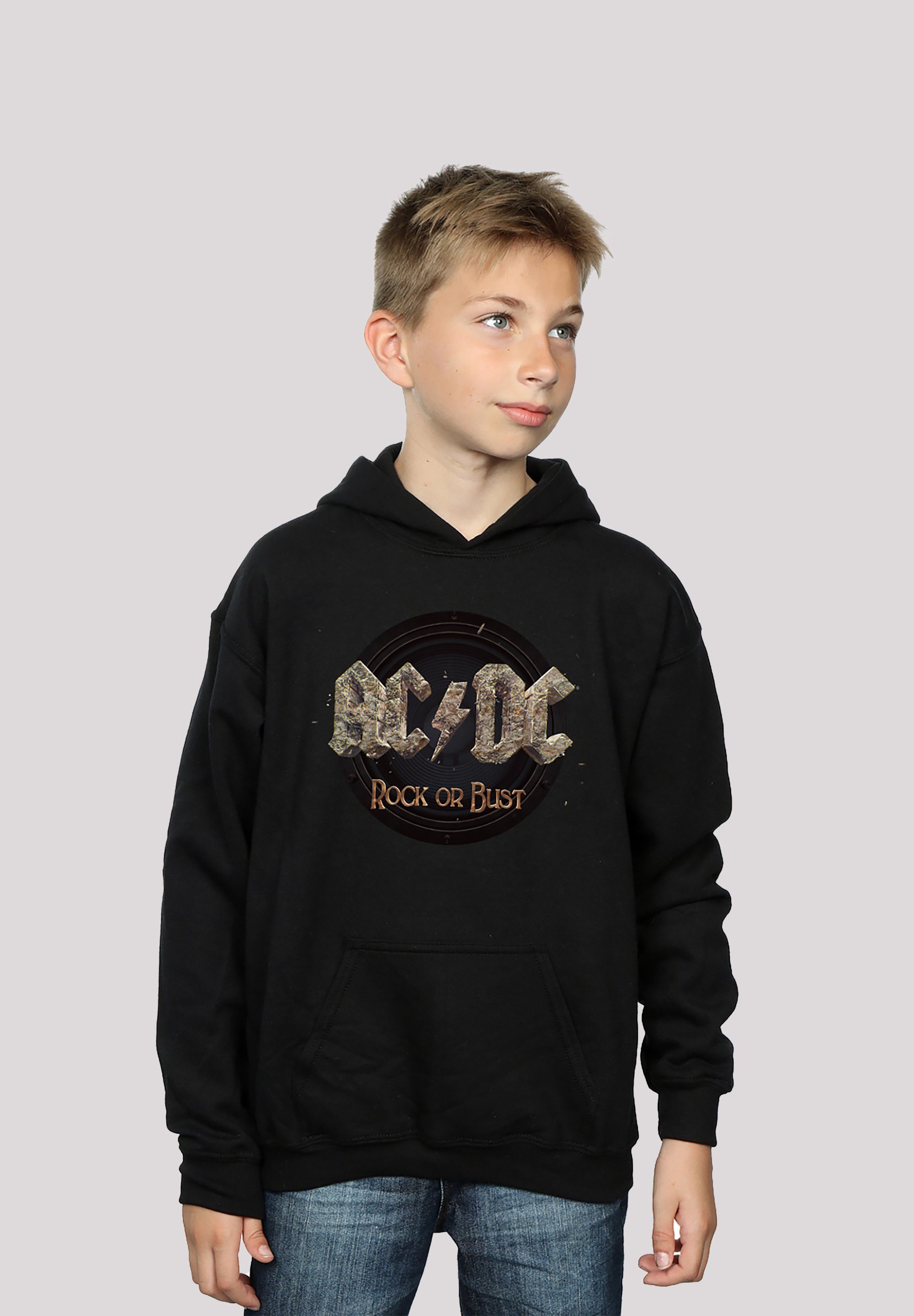 F4NT4STIC Kapuzenpullover ACDC Bust Rock Print für & or Kinder Herren