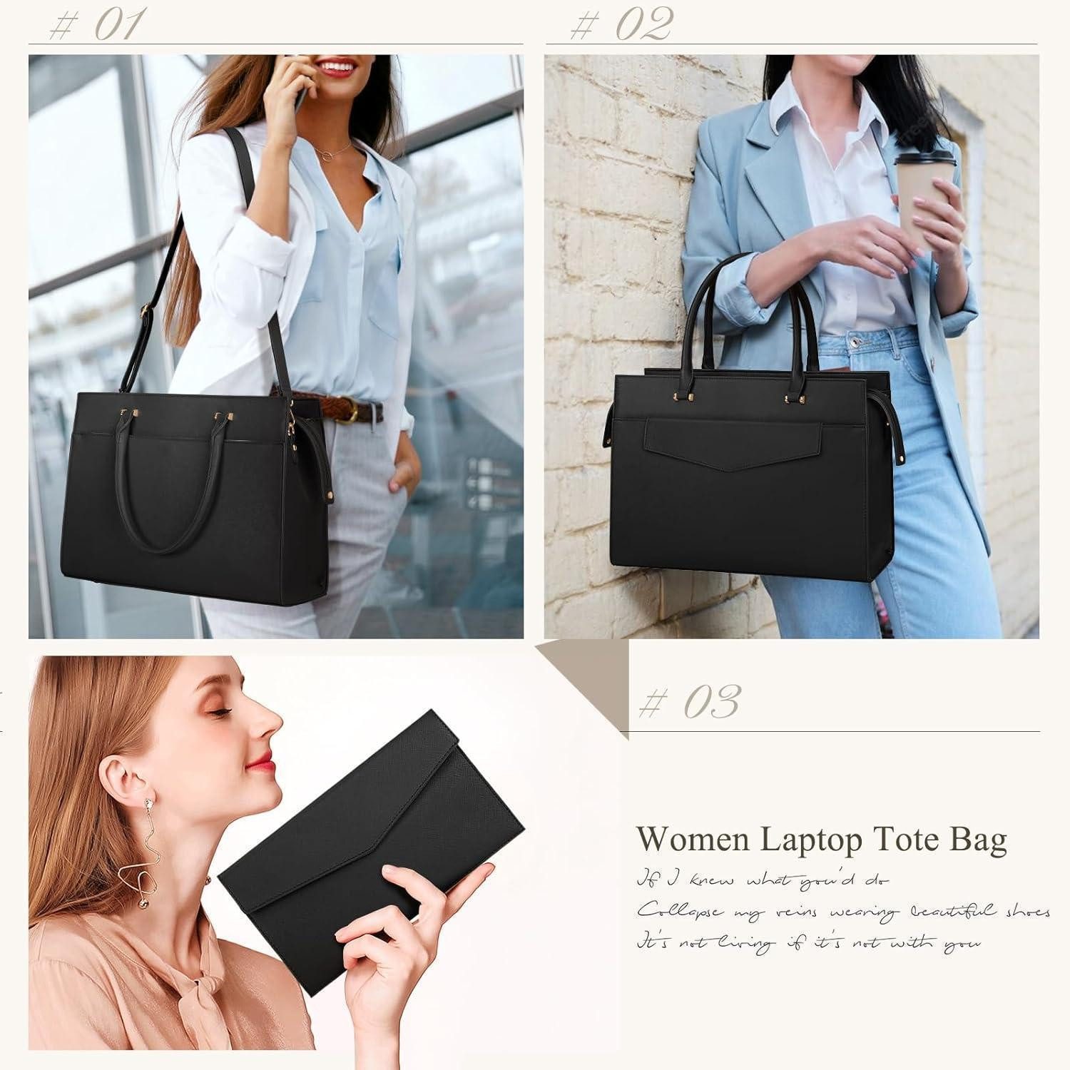 LuxusKollektion Laptoptasche Handtasche Damen Umhängetasche 15.6 günstig online kaufen