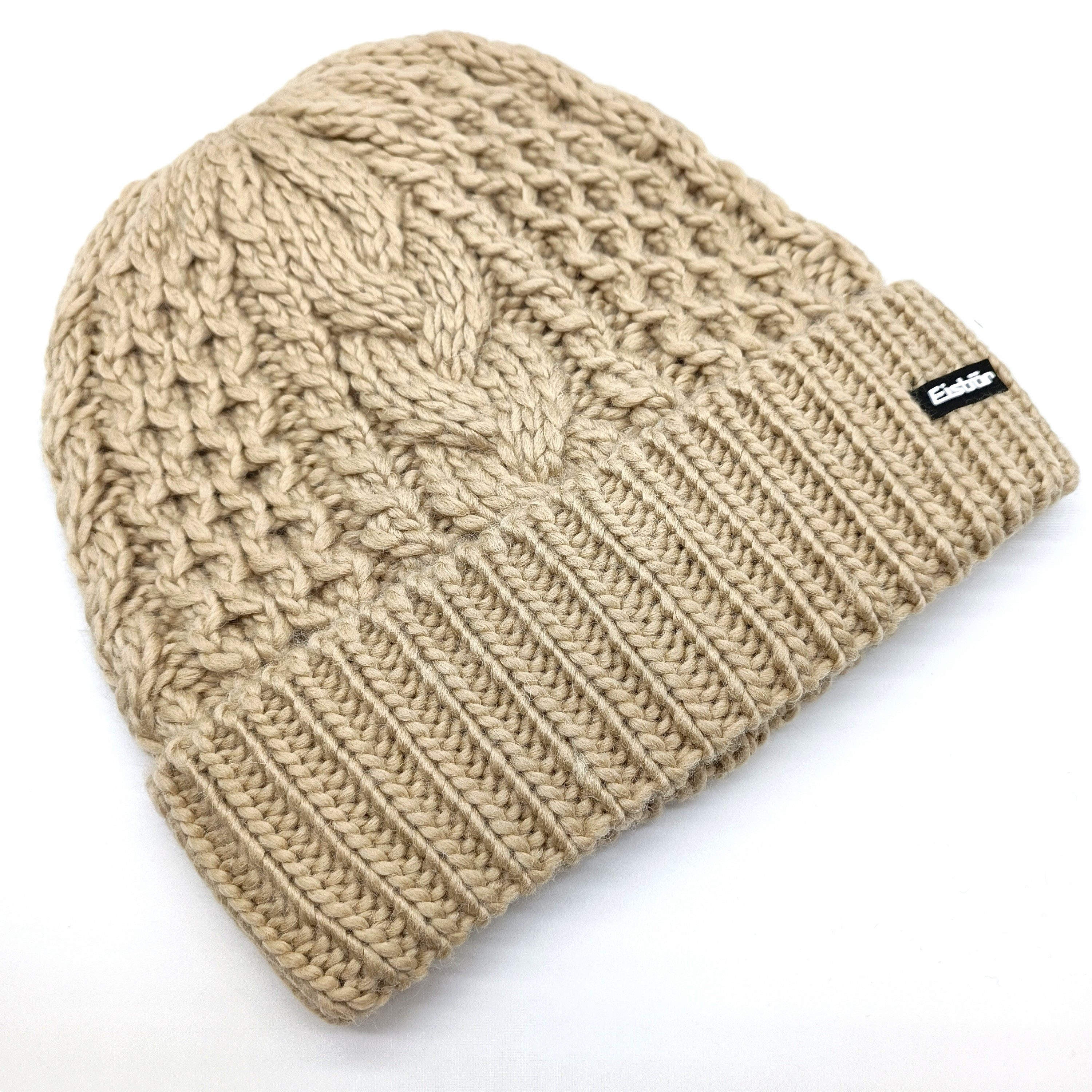 Eisbär Strickmütze Afratos Mütze beige