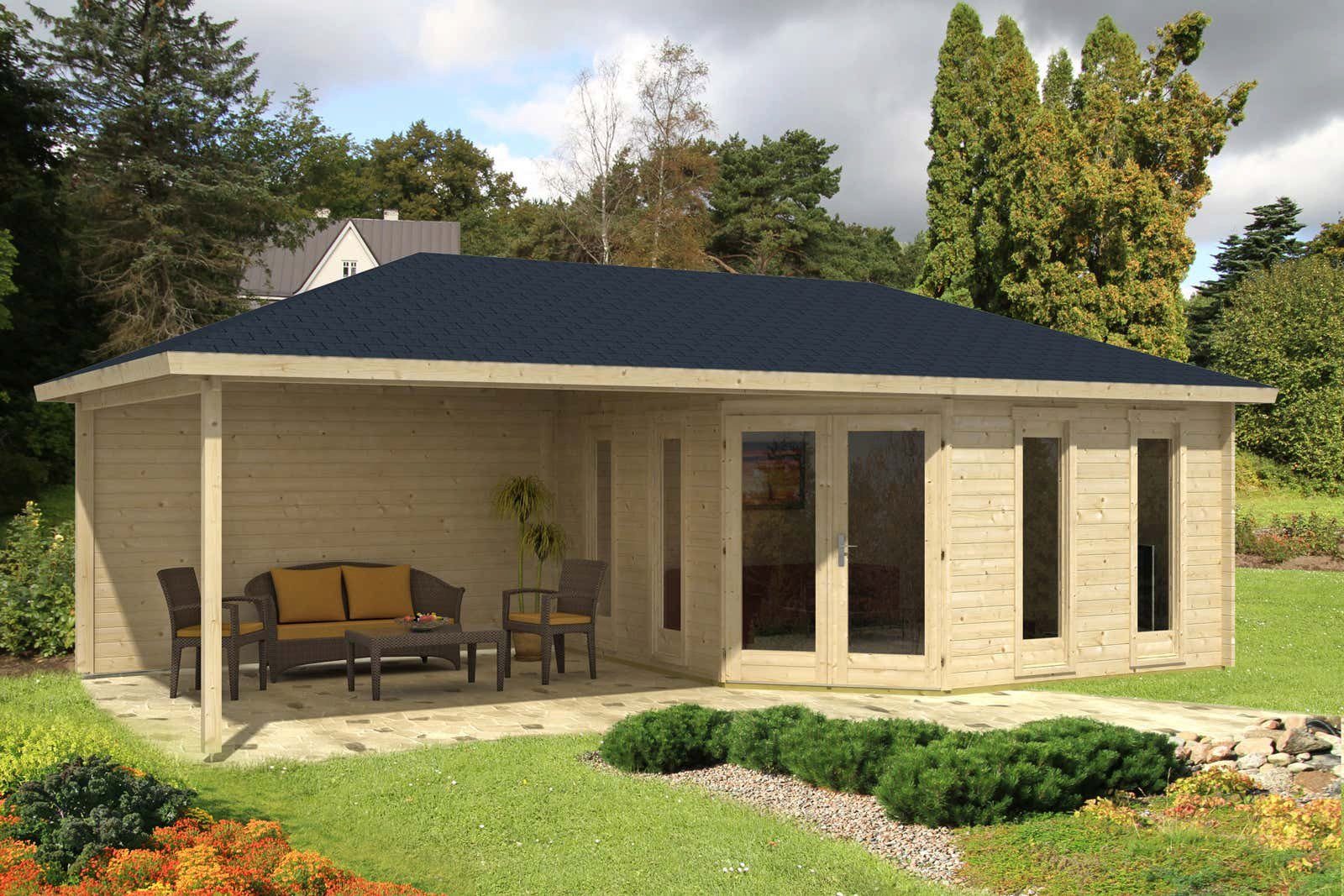 Alpholz Gartenhaus »Alpholz 5Eck Gartenhaus Modell Nancy40 aus Holz