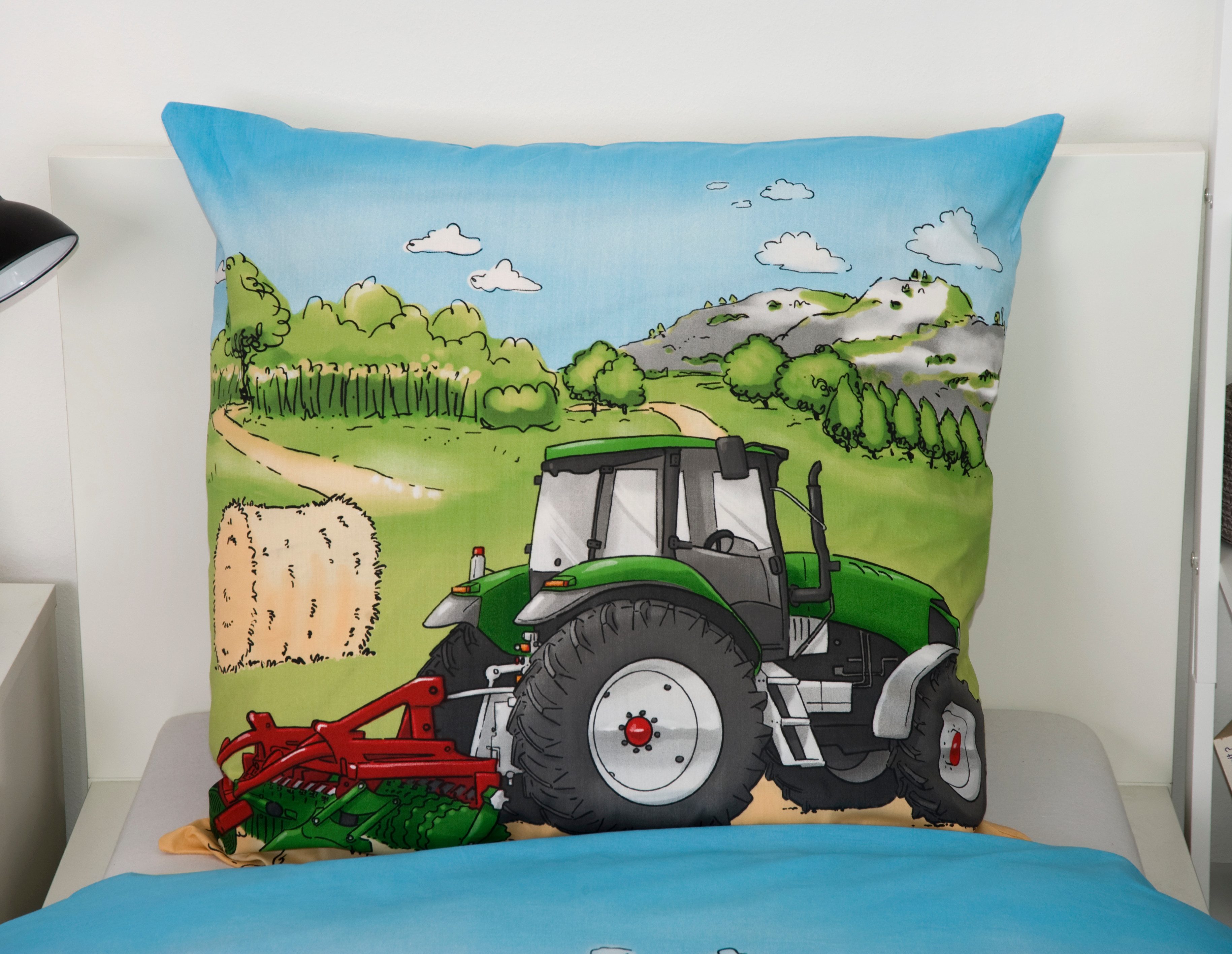 Brilliant Babybettwäsche / Traktor / 100x135cm, Baumwolle, 100% Baumwolle – Bild 4 von 4