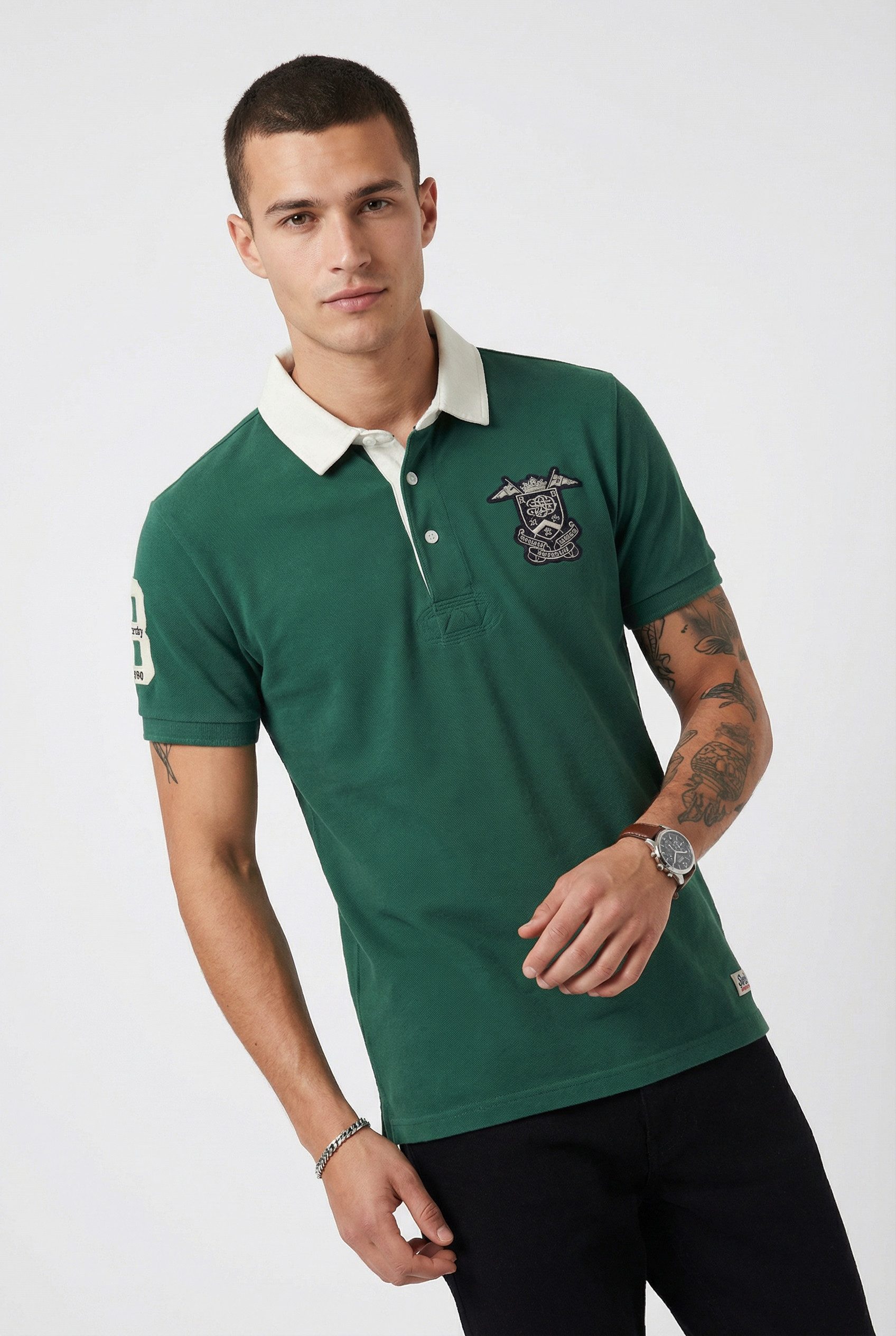 Superdry Poloshirt VINTAGE PIQUE RUGBY POLO günstig online kaufen