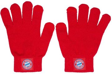FC Bayern München Lederhandschuhe Strickhandschuh mit Touch
