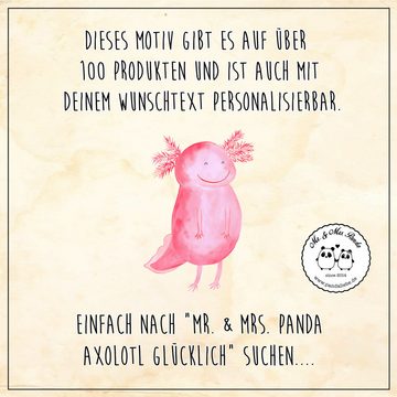 Mr. & Mrs. Panda Thermobecher Axolotl Glücklich, Warmhaltetasse, Tasse mit Deckel, Edelstahl, Liebevolles Design