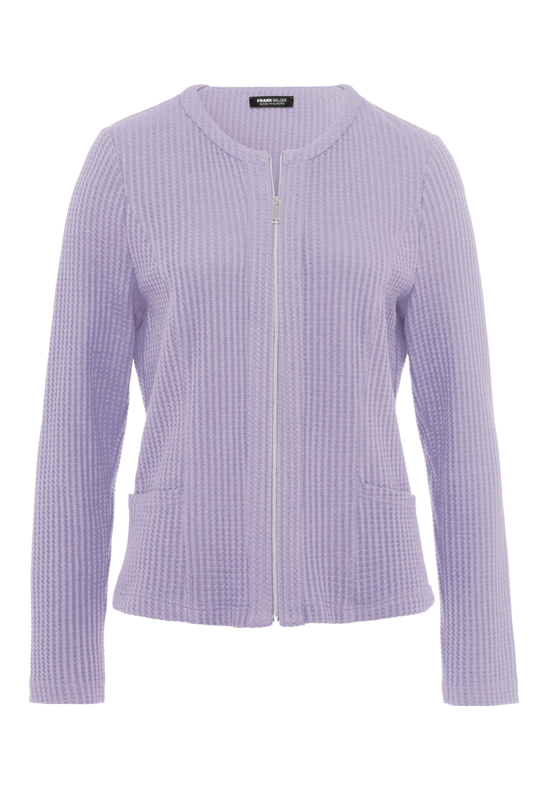 FRANK WALDER Kurzjacke aus Jersey mit Zipp günstig online kaufen