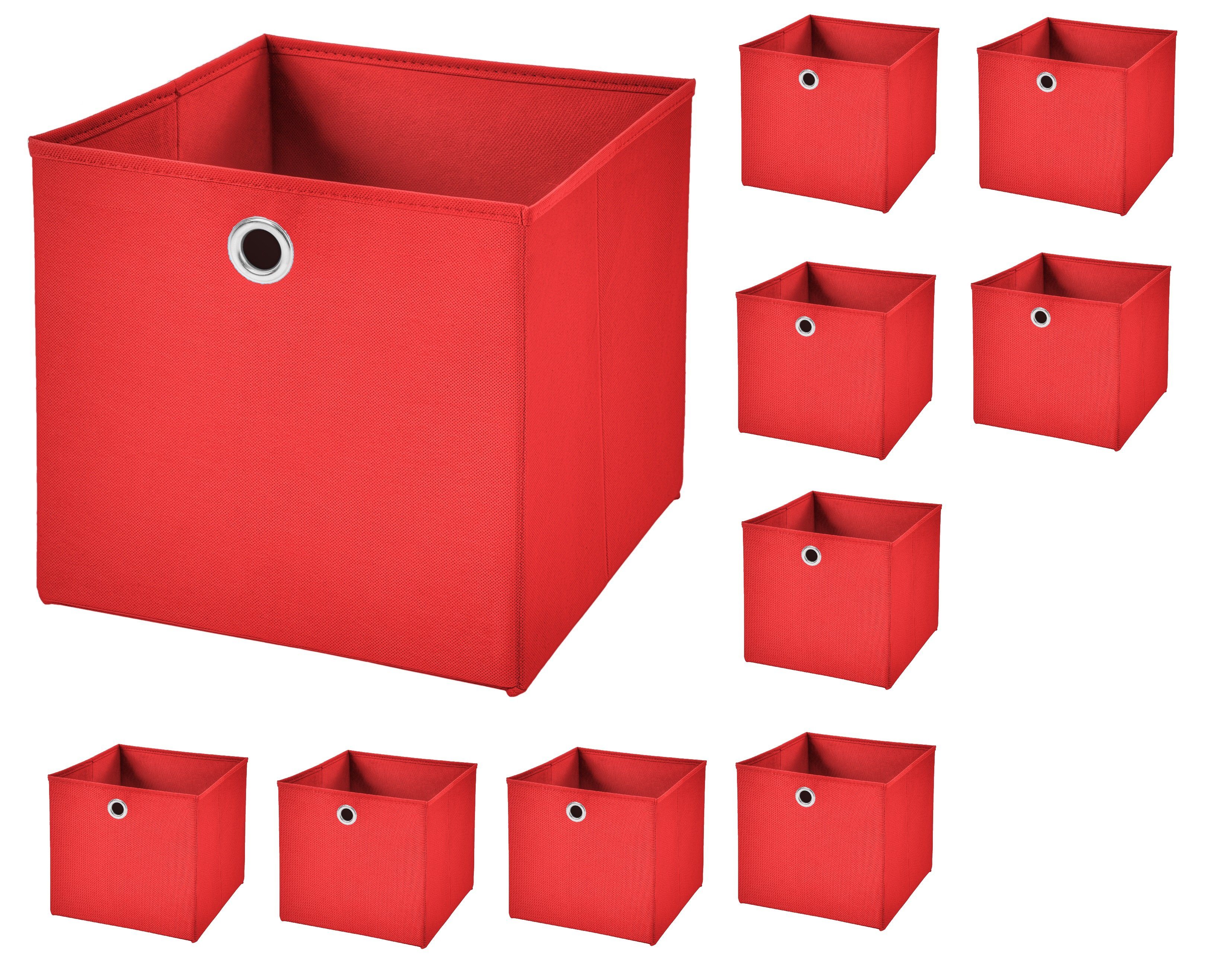 StickandShine Aufbewahrungsbox 10 Stück Faltboxen 28 günstig online kaufen