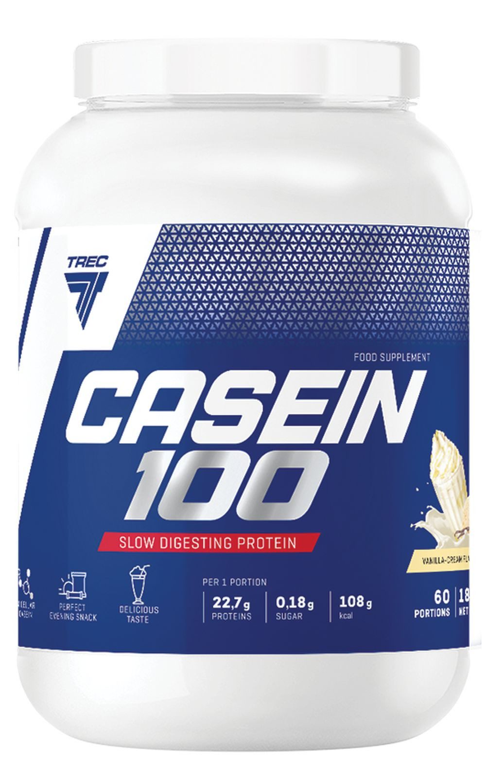 TREC Nutrition Trec Nutrition Casein 100 - 1800g-Dose Pulver
