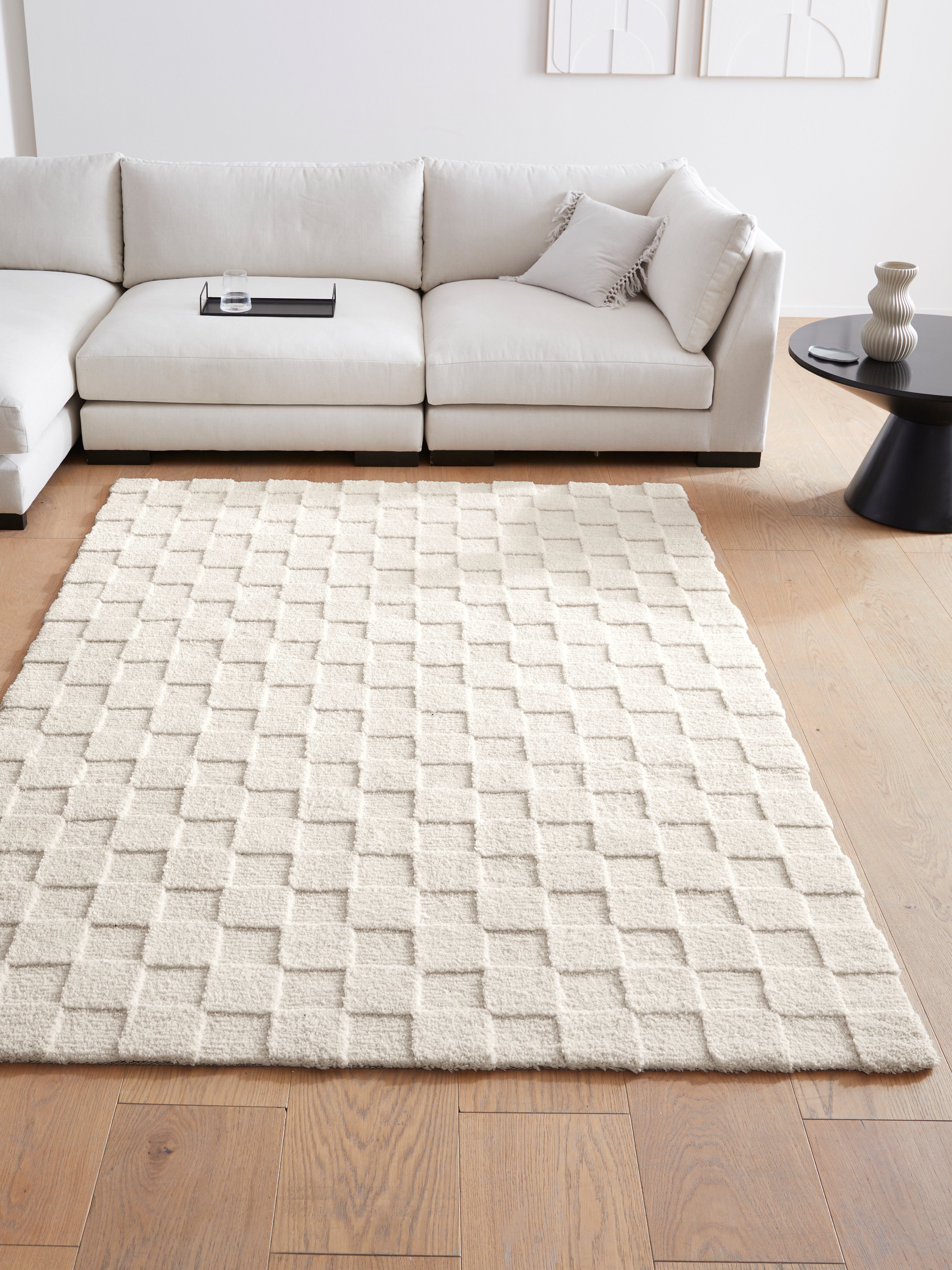 Teppich Esmé, Hochflor-Teppiche, weich, Boho