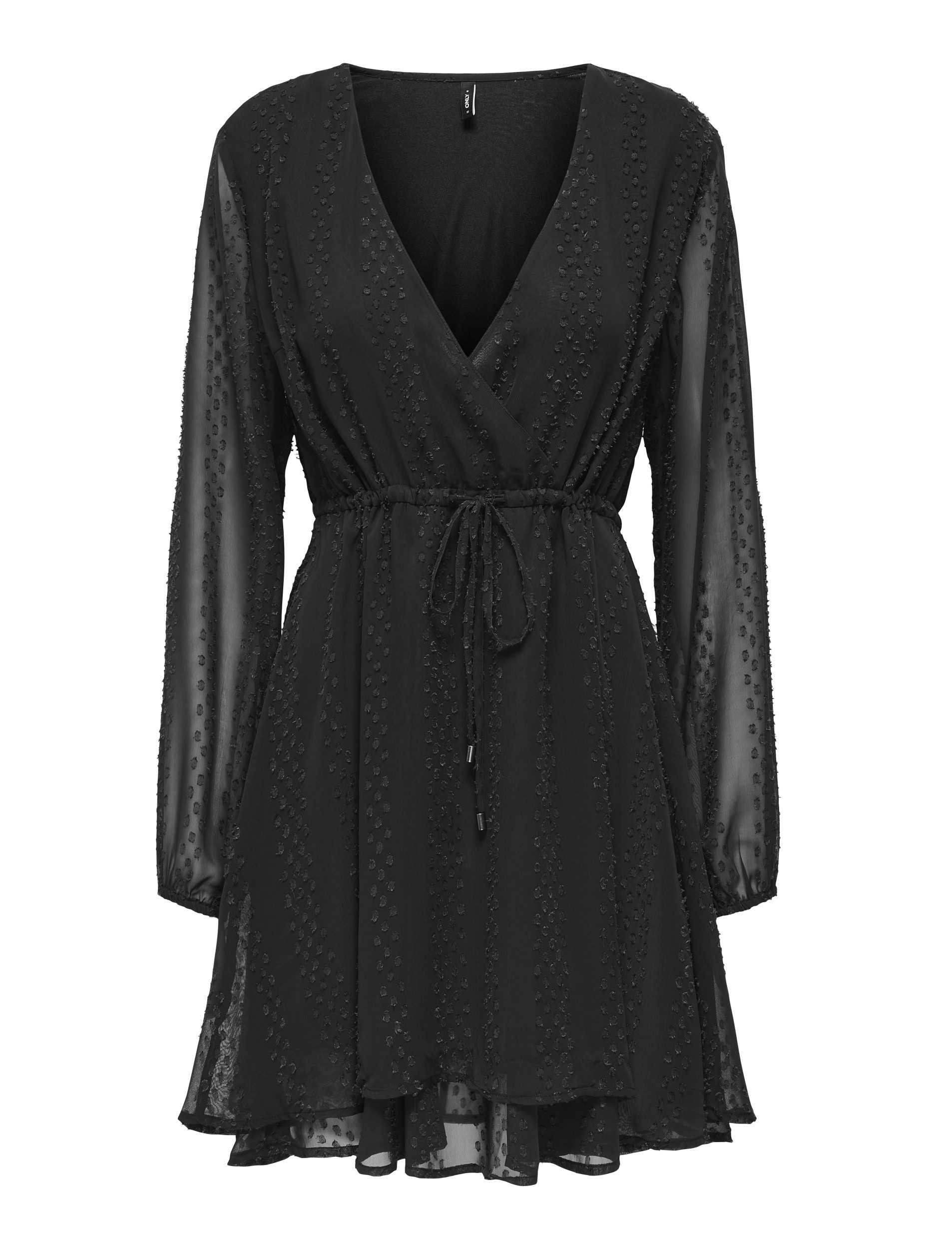 ONLY Druckkleid ONLVIANI L/S V-NECK SHORT günstig online kaufen