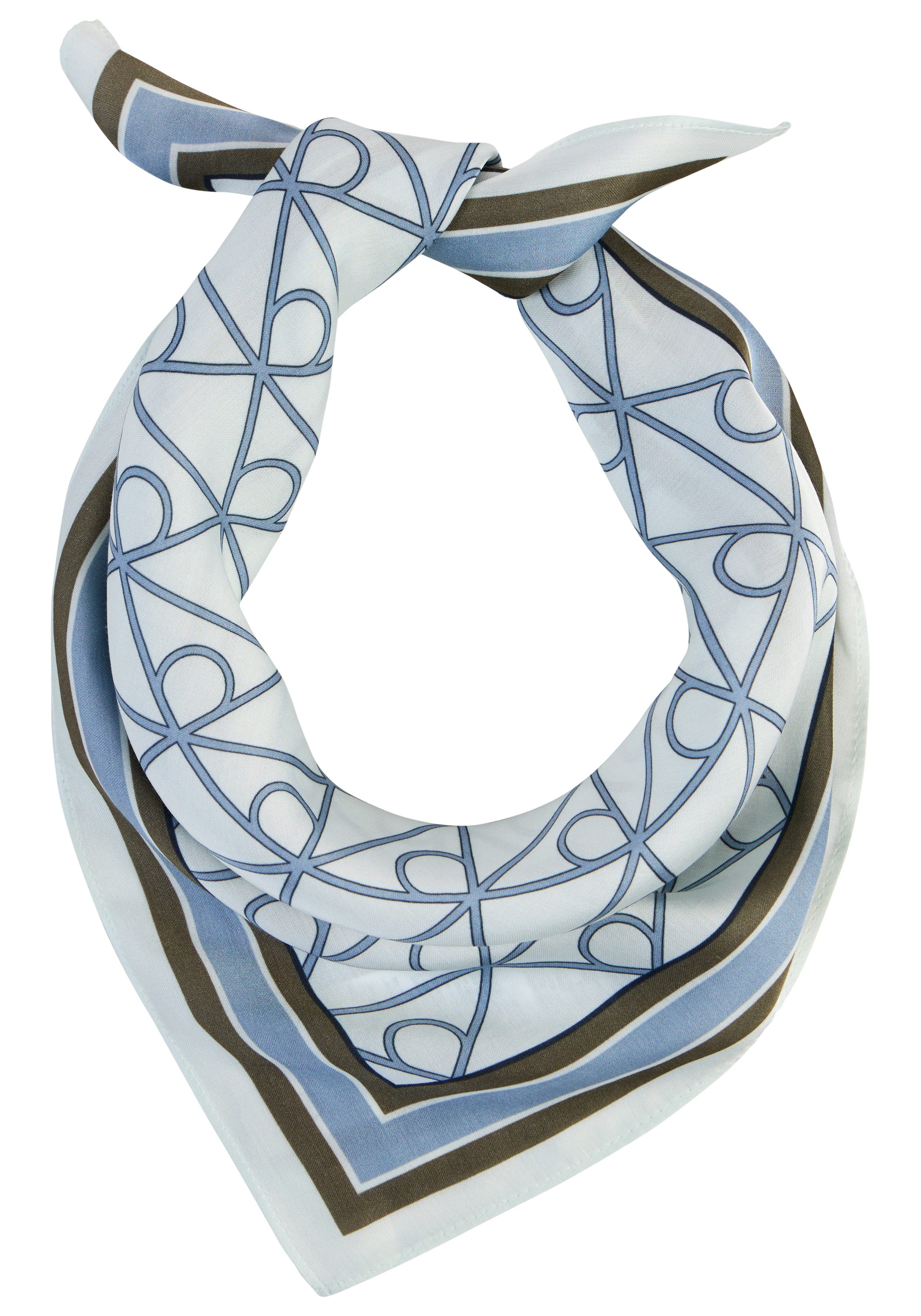 Calvin Klein Modetuch EMBLEM AOP PRINTED BANDANA, Regular fit mit Muster