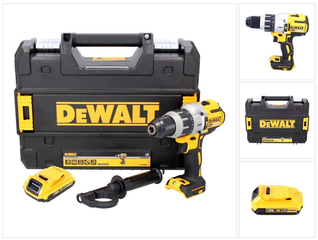 DeWalt Schlagbohrmaschine DCD 996 NT Akku Schlagbohrschrauber 18 V 95 Nm Brushless + 1x Akku 2