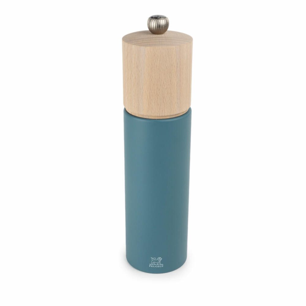 PEUGEOT Pfeffermühle BOREAL 21cm Rauchblau Buchenholz Edelstahlmahlwerk Gewürze