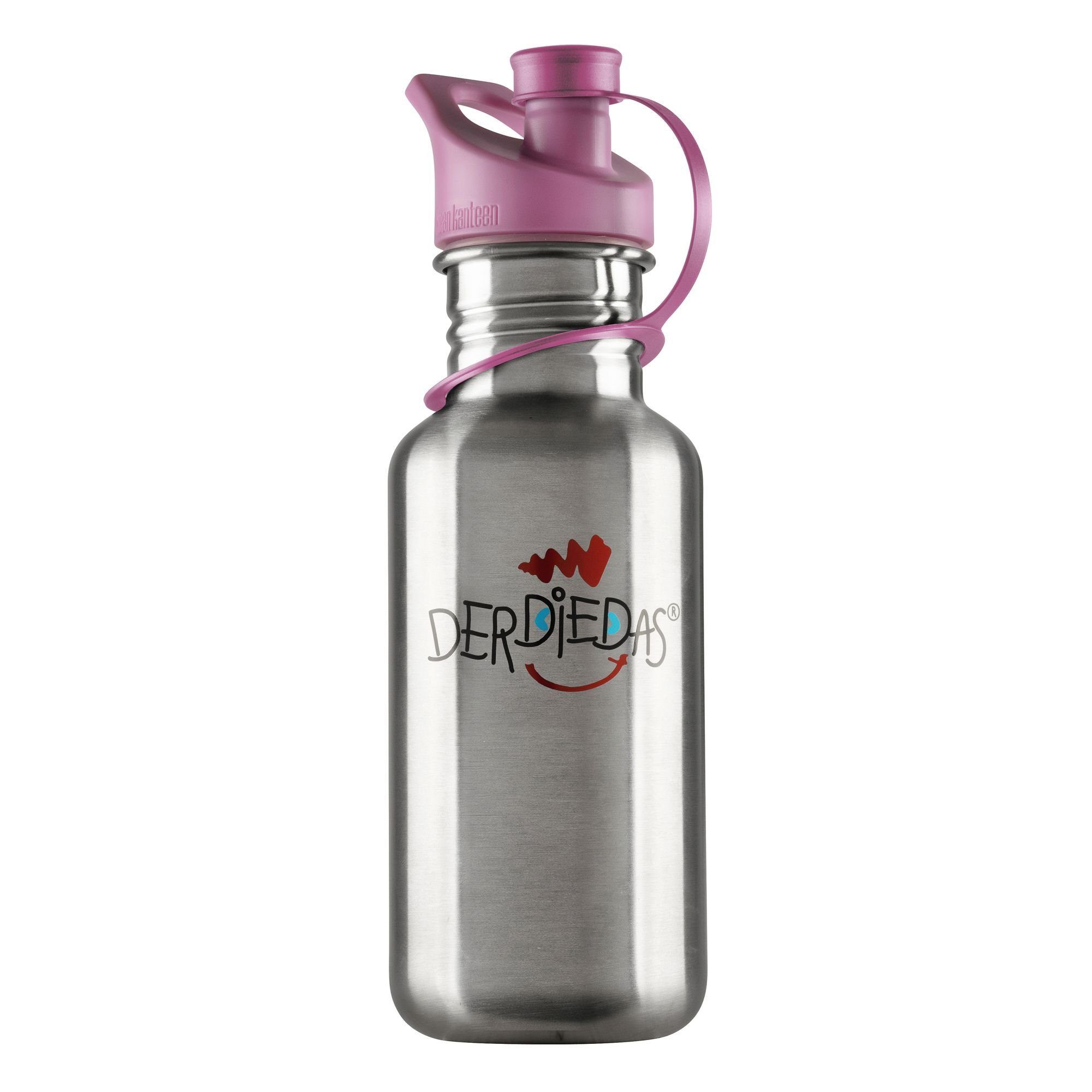 DerDieDas® Zubehör rosa Trinkflasche