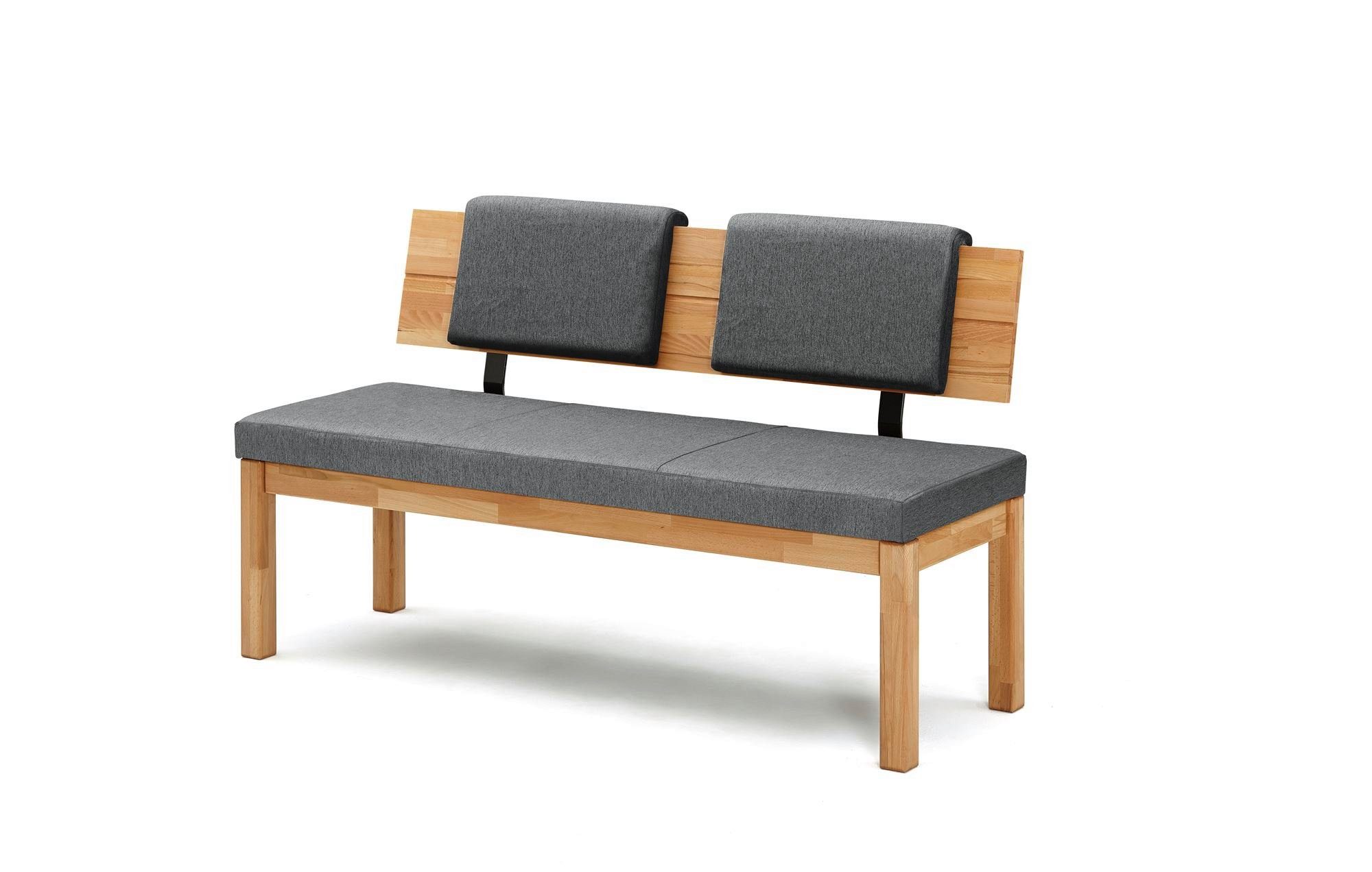 58 aufm Kessel Sitzbank »Küchenbank mit Rückenlehne Damita 130 x 55 x